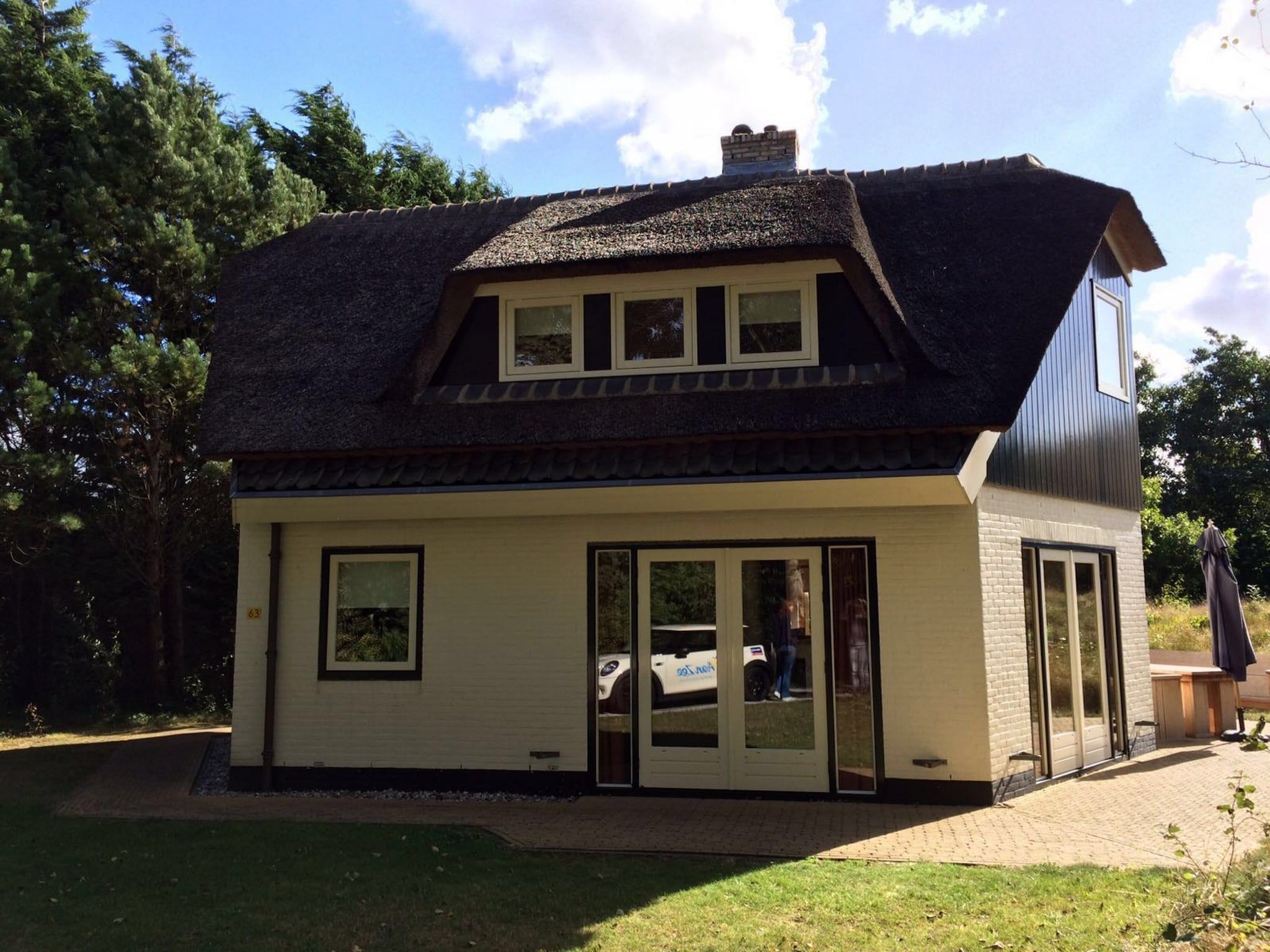 De buitenkant van De Kerkuil in De Cocksdorp-Texel