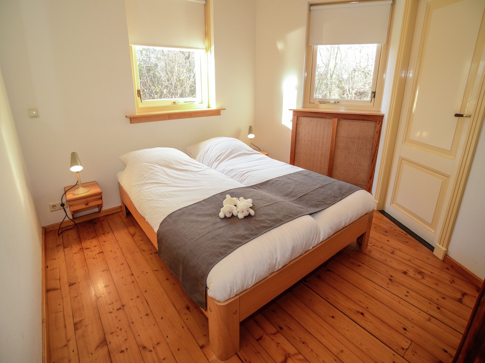 Een slaapkamer van De Ransuil in De Cocksdorp-Texel