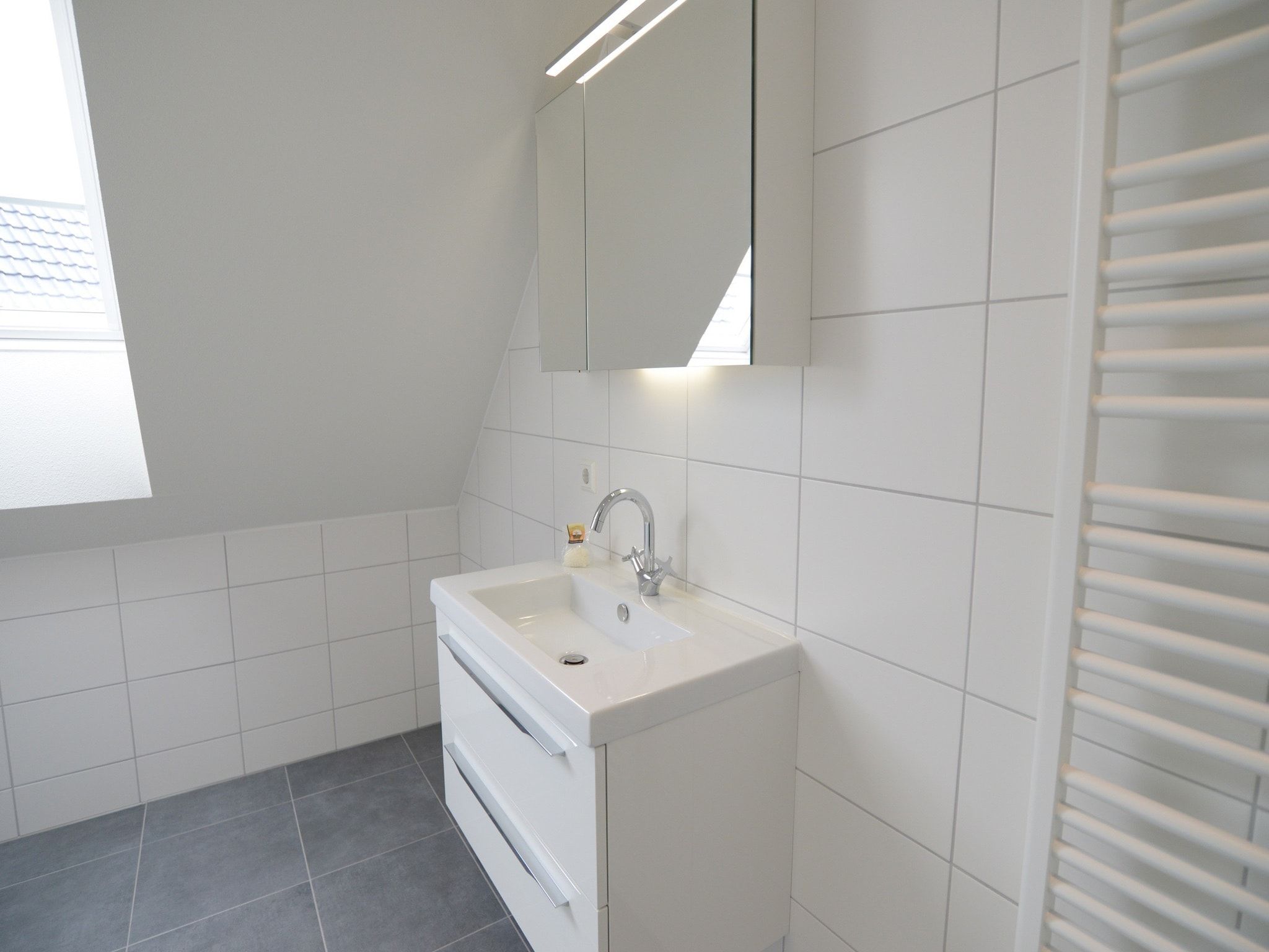 De badkamer van Villa  Hoogeland 106L in De Koog-Texel