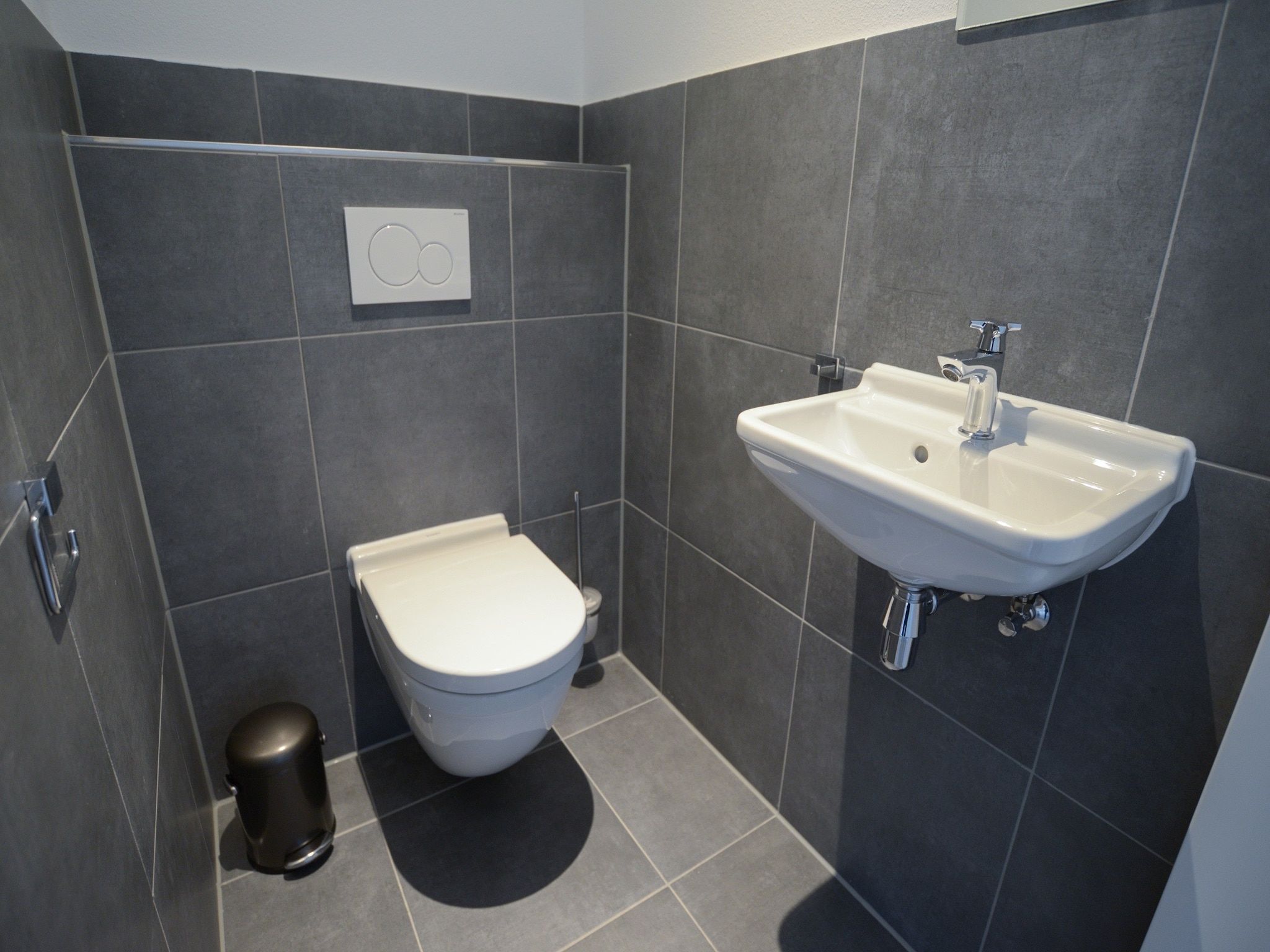 De badkamer van Villa  Hoogelandt 10 in De Koog Texel