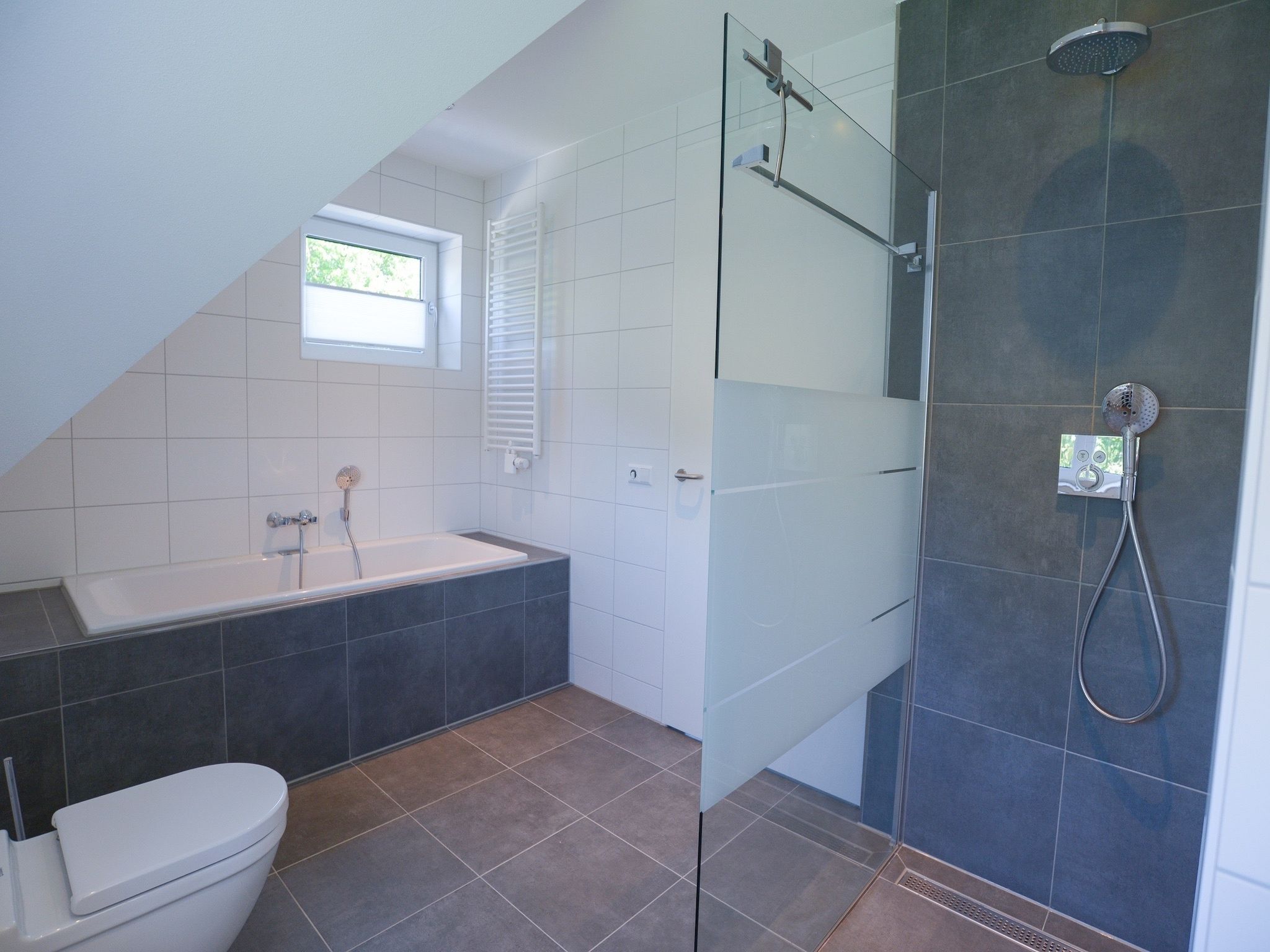 De badkamer van Villa  Hoogelandt 10 in De Koog Texel