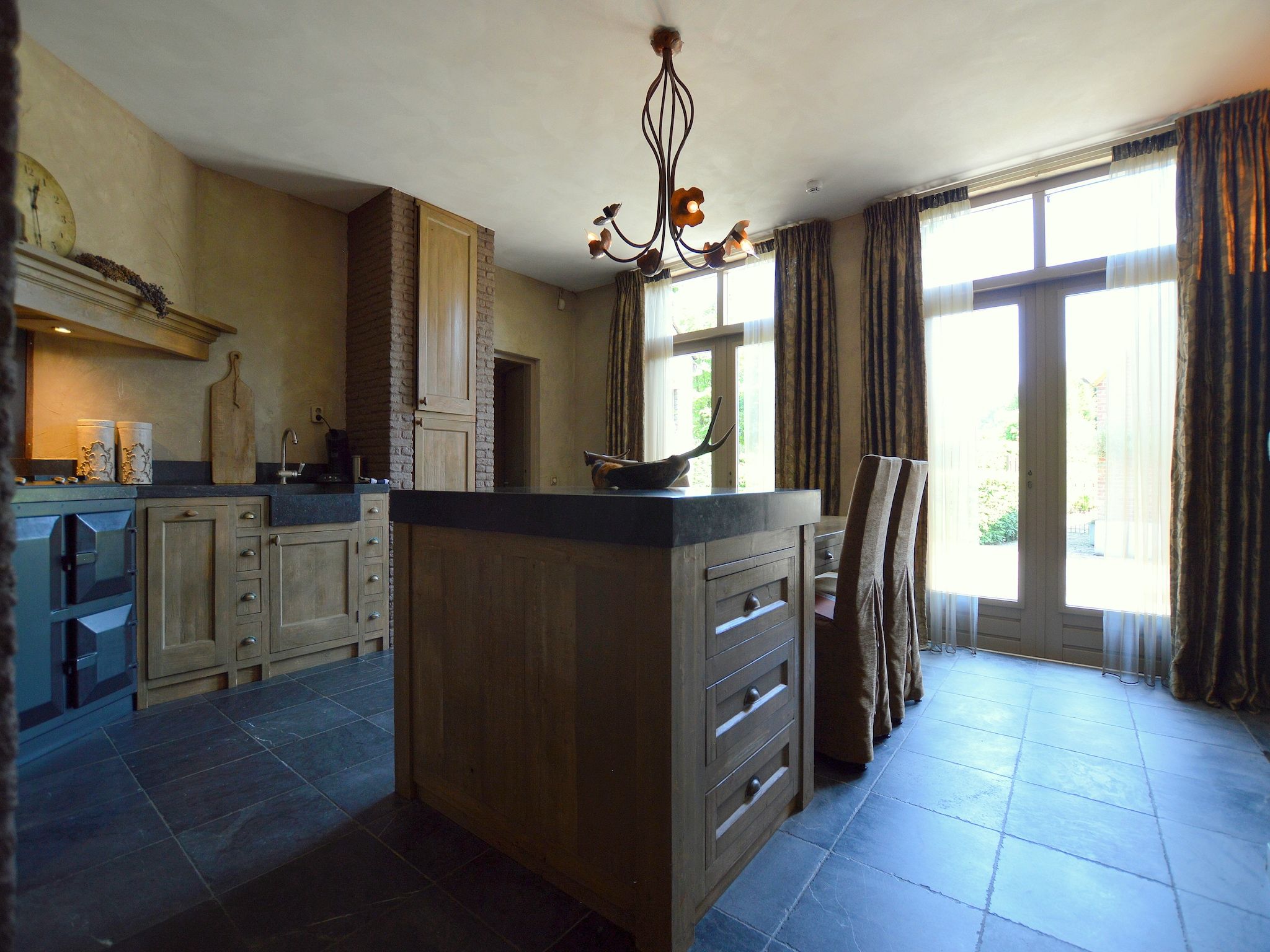 De keuken van La Grande Maison Douce in Alphen