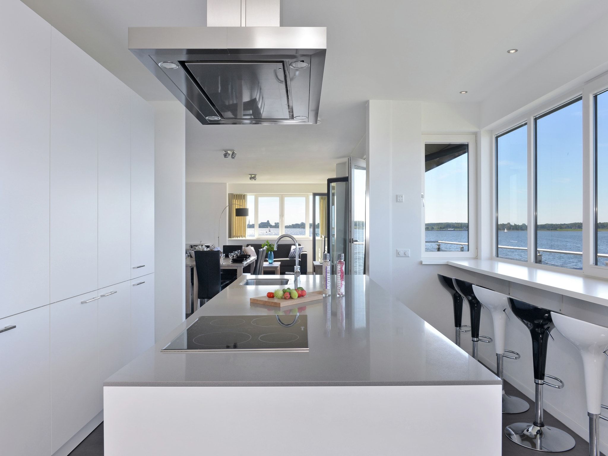 De keuken van Penthouse XXL 4ab in Kamperland