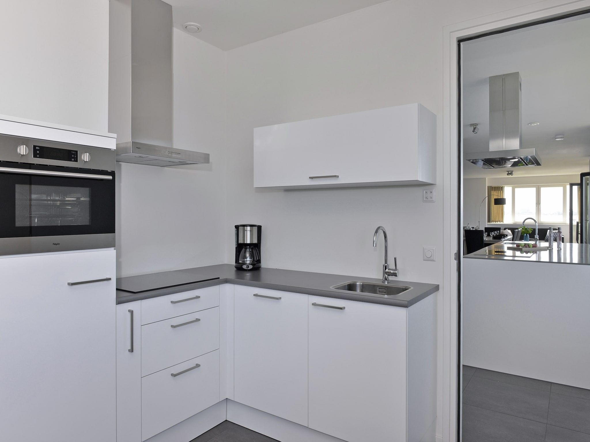 De keuken van Penthouse XXL 4ab in Kamperland