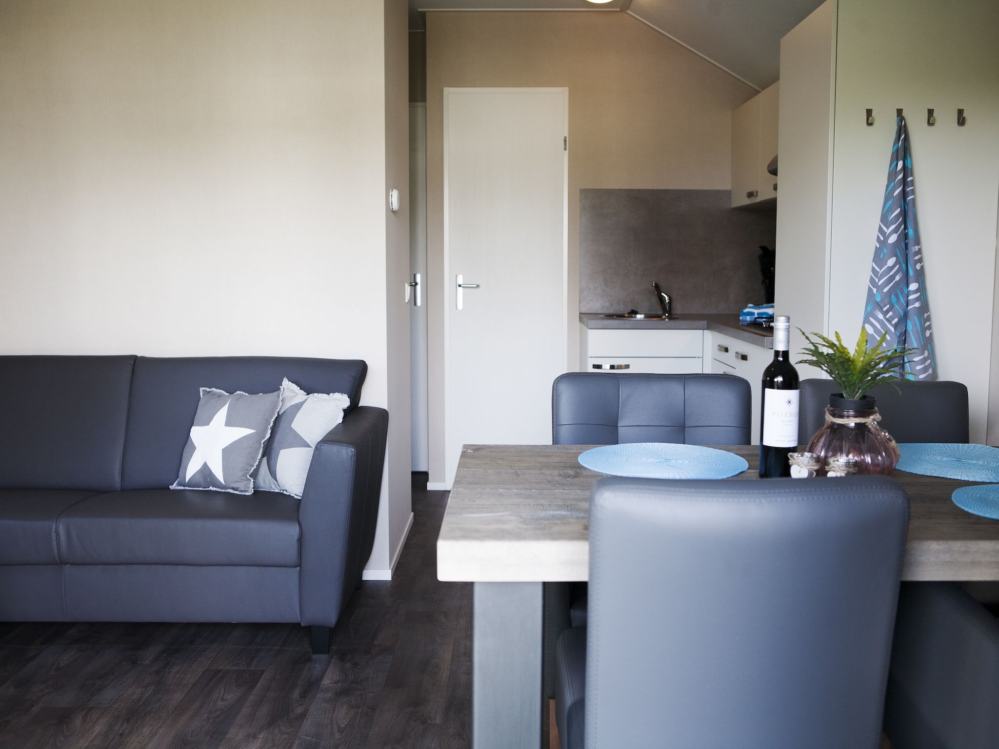 De keuken van Recreatiepark de Boshoek 9 in Voorthuizen