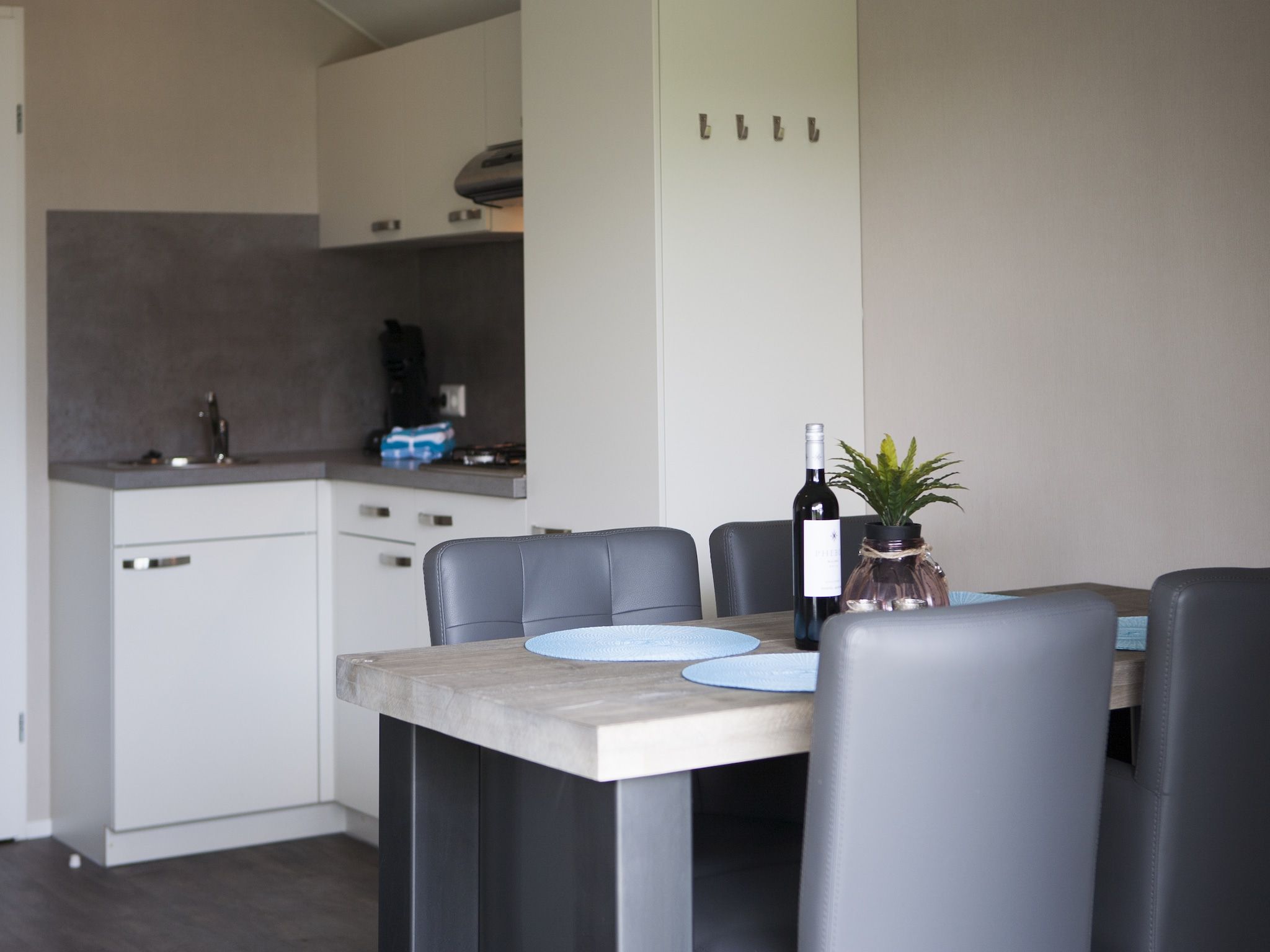 De keuken van Recreatiepark de Boshoek 9 in Voorthuizen