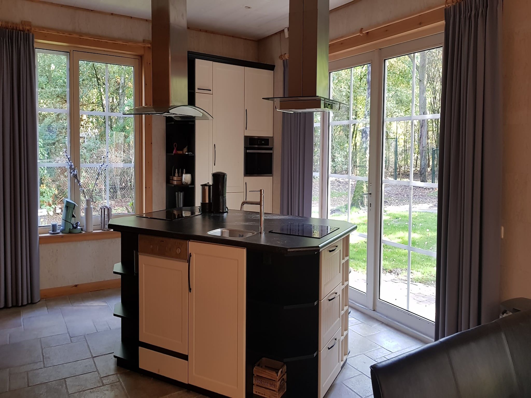 De keuken van Vakantiepark De Rimboe & De Woeste Hoogte 1 in Hoenderloo