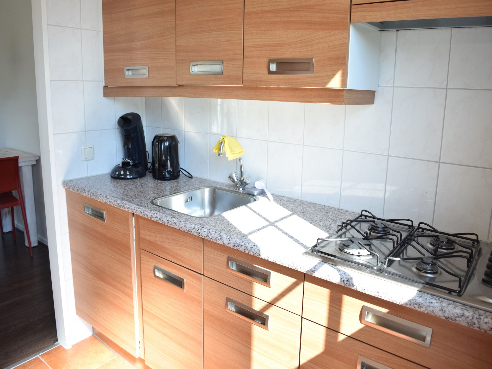 De keuken van Recreatiepark de Boshoek 12 in Voorthuizen