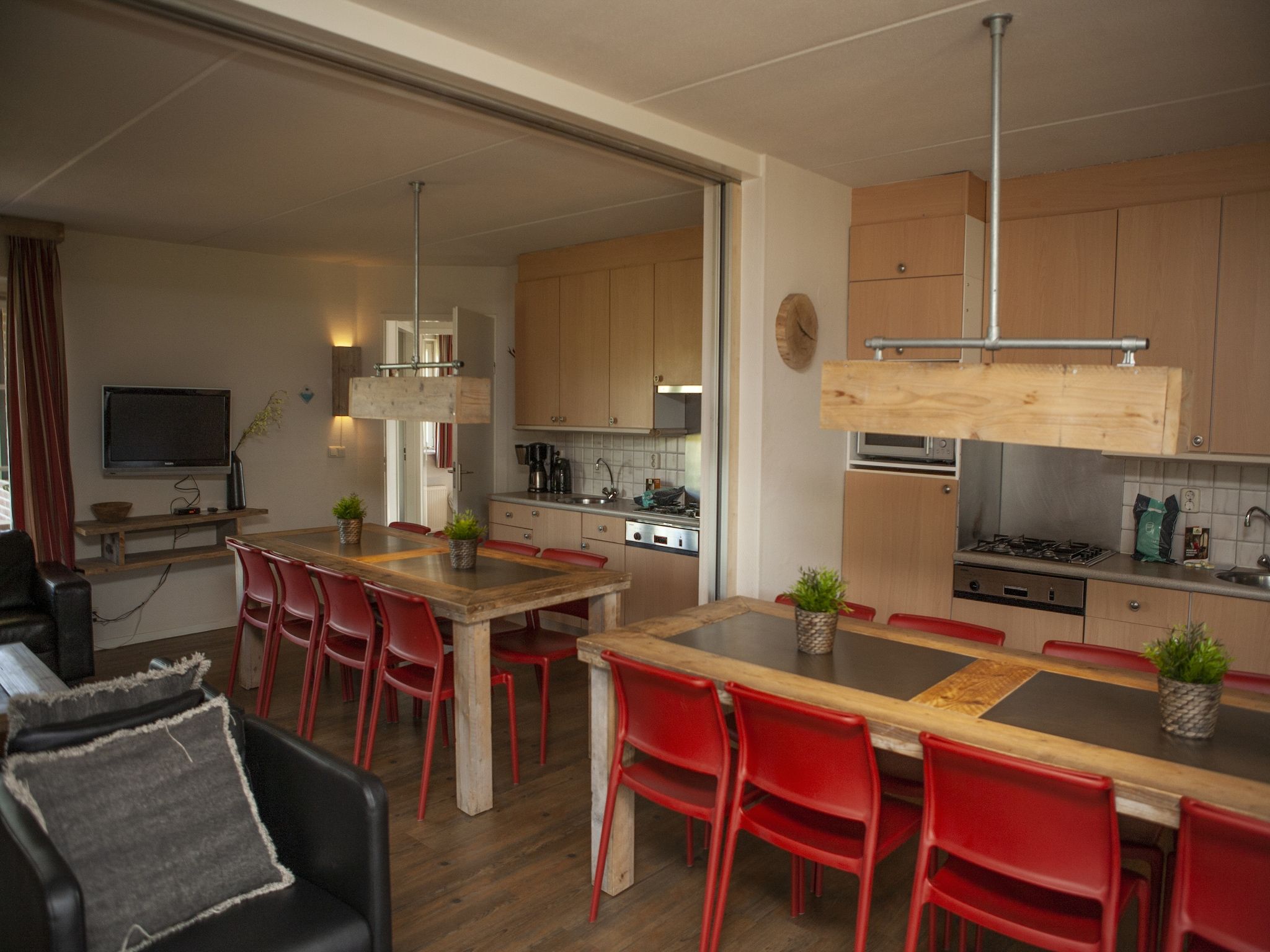 De keuken van Recreatiepark de Boshoek 15 in Voorthuizen