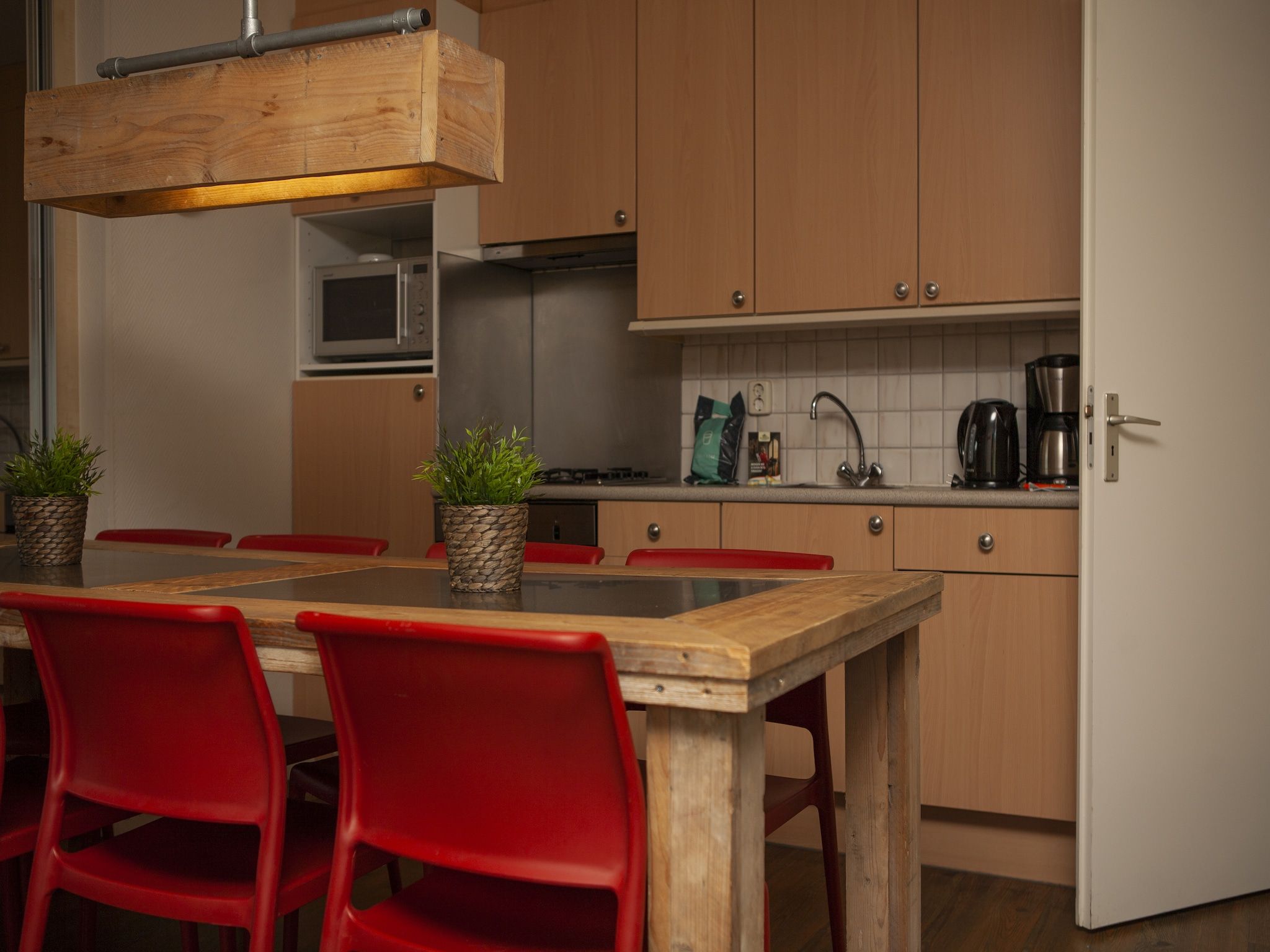 De keuken van Recreatiepark de Boshoek 15 in Voorthuizen