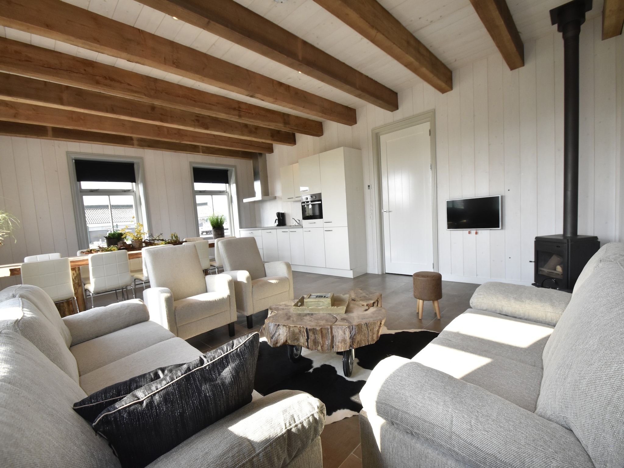 De woonkamer van Hazenborgh - Strandhuys in Callantsoog