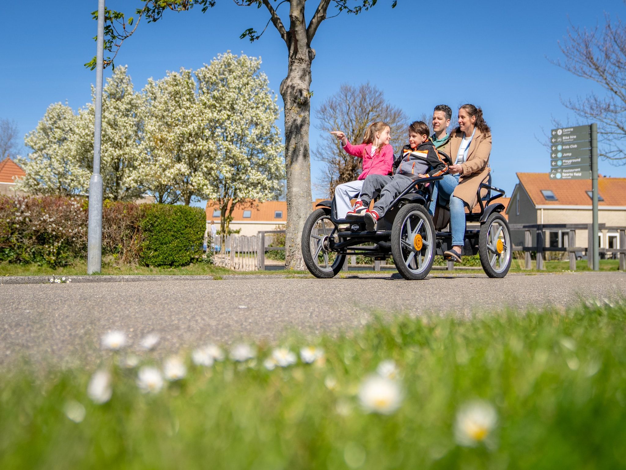 Parkfaciliteiten bij Vakantiepark de Soeten Haert 14 in Renesse