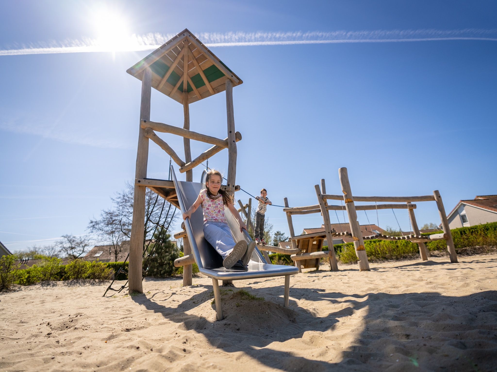 Parkfaciliteiten bij Vakantiepark de Soeten Haert 14 in Renesse