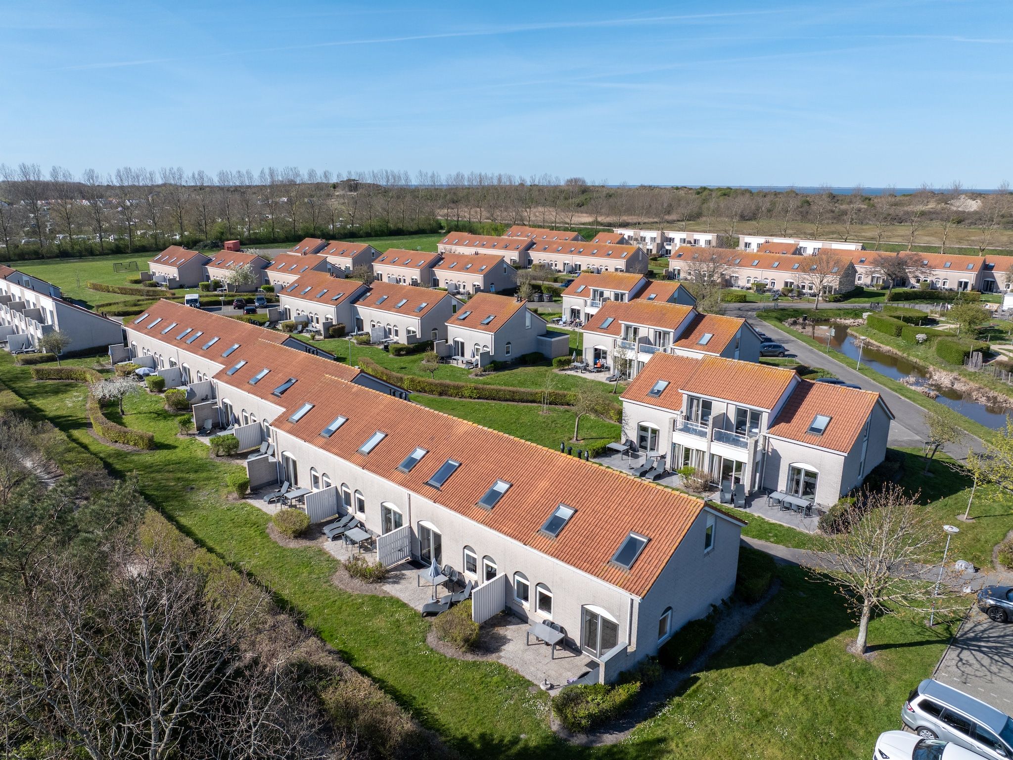 Parkfaciliteiten bij Vakantiepark de Soeten Haert 16 in Renesse
