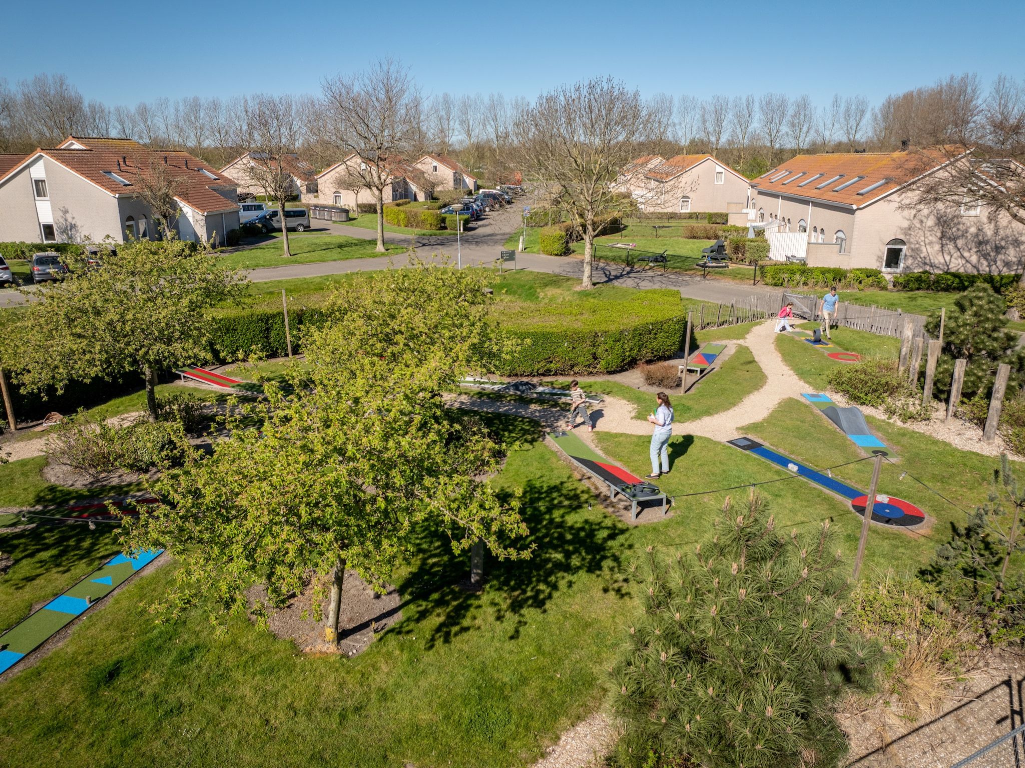 Parkfaciliteiten bij Vakantiepark de Soeten Haert 17 in Renesse