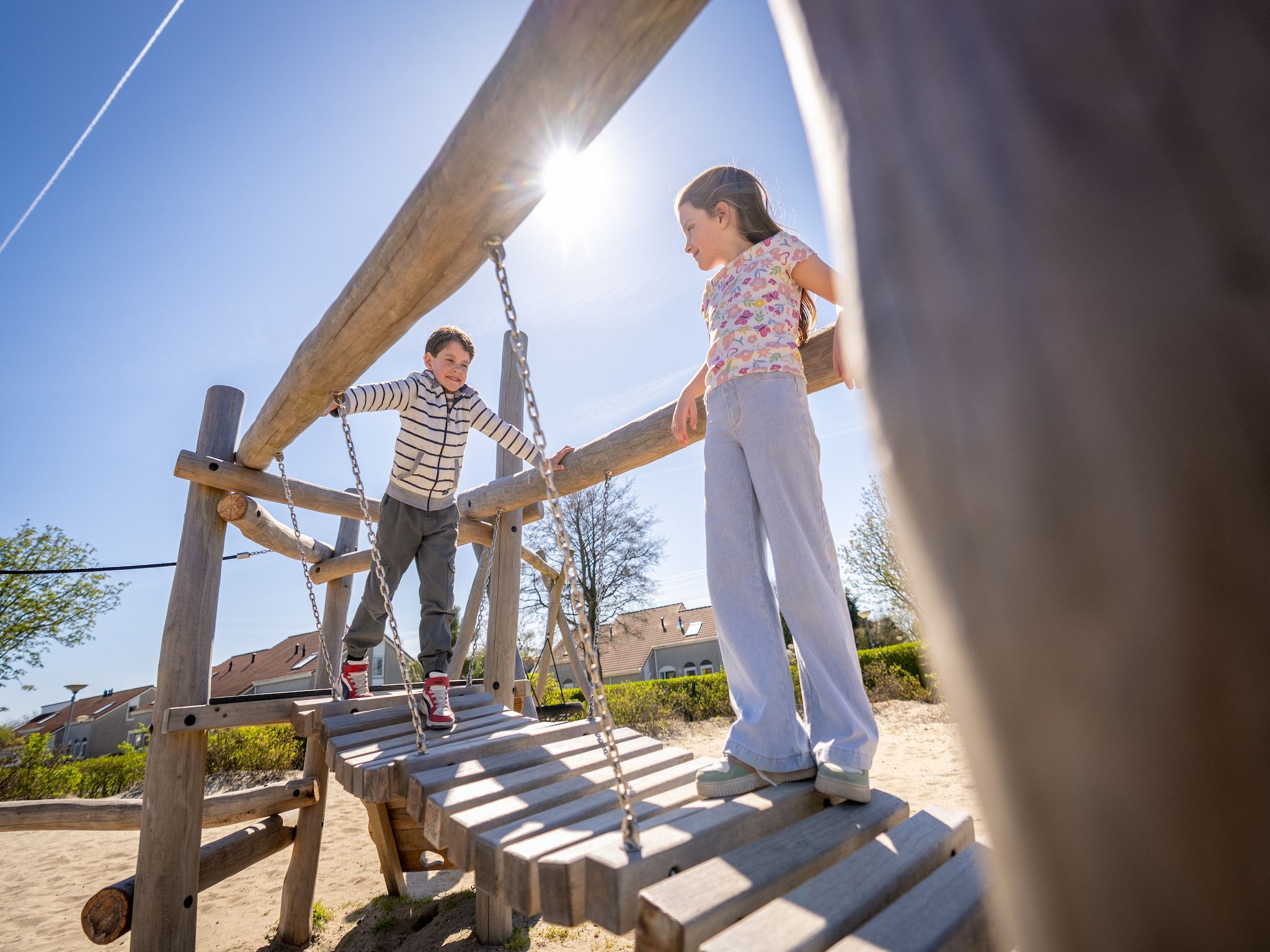 Parkfaciliteiten bij Vakantiepark de Soeten Haert 17 in Renesse