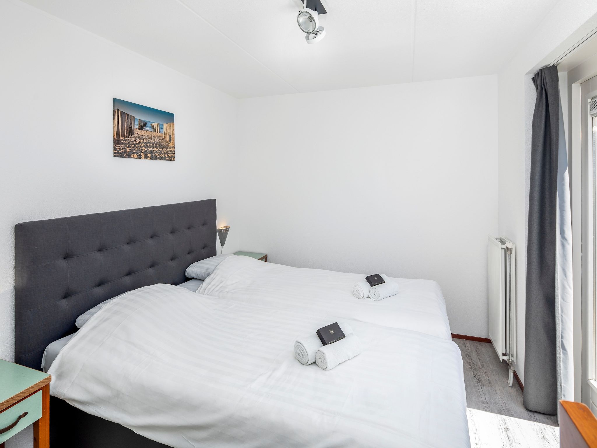 Een slaapkamer van Aquadelta 29 in Bruinisse