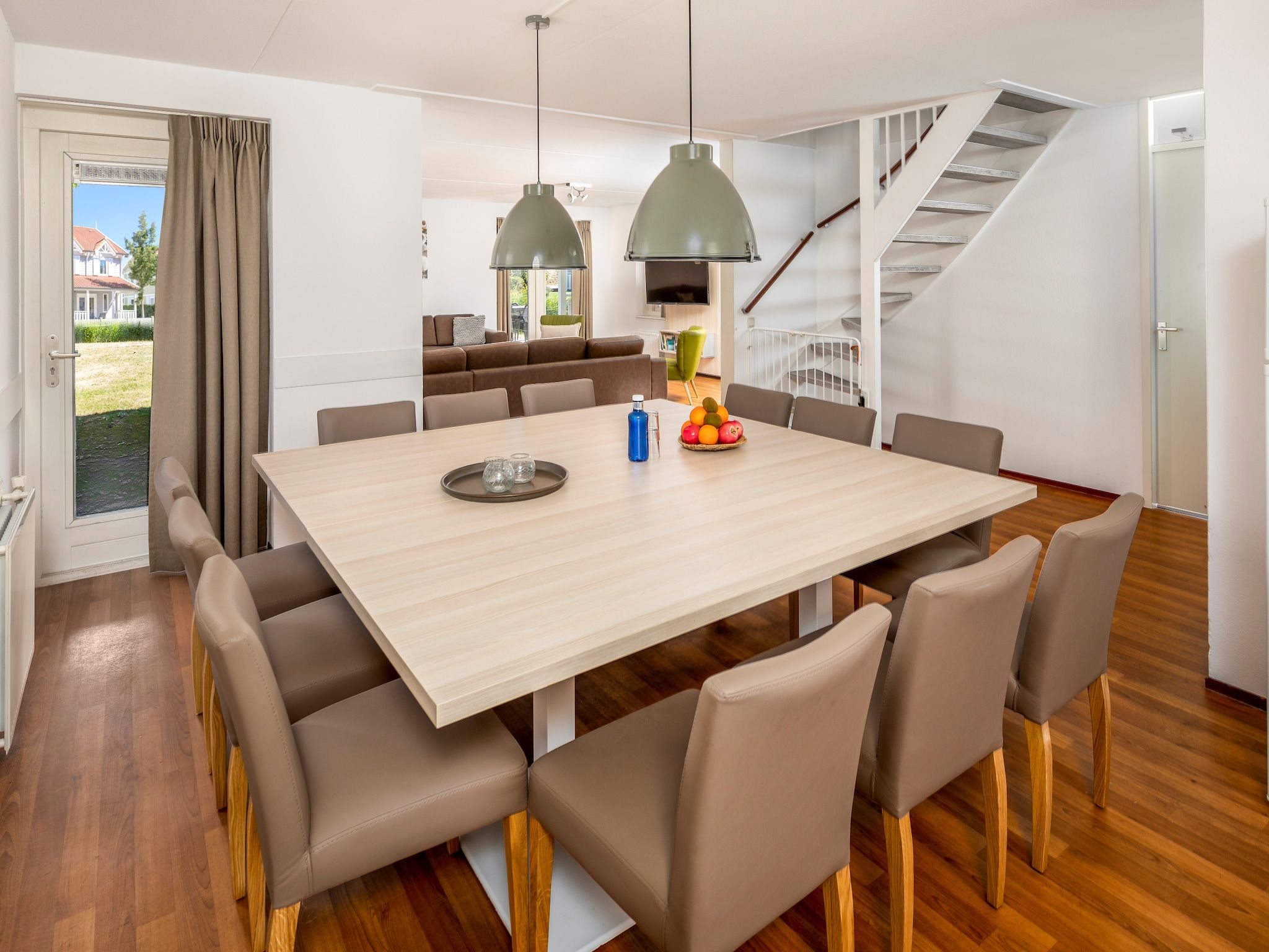 De eetkamer van Aquadelta 32 in Bruinisse