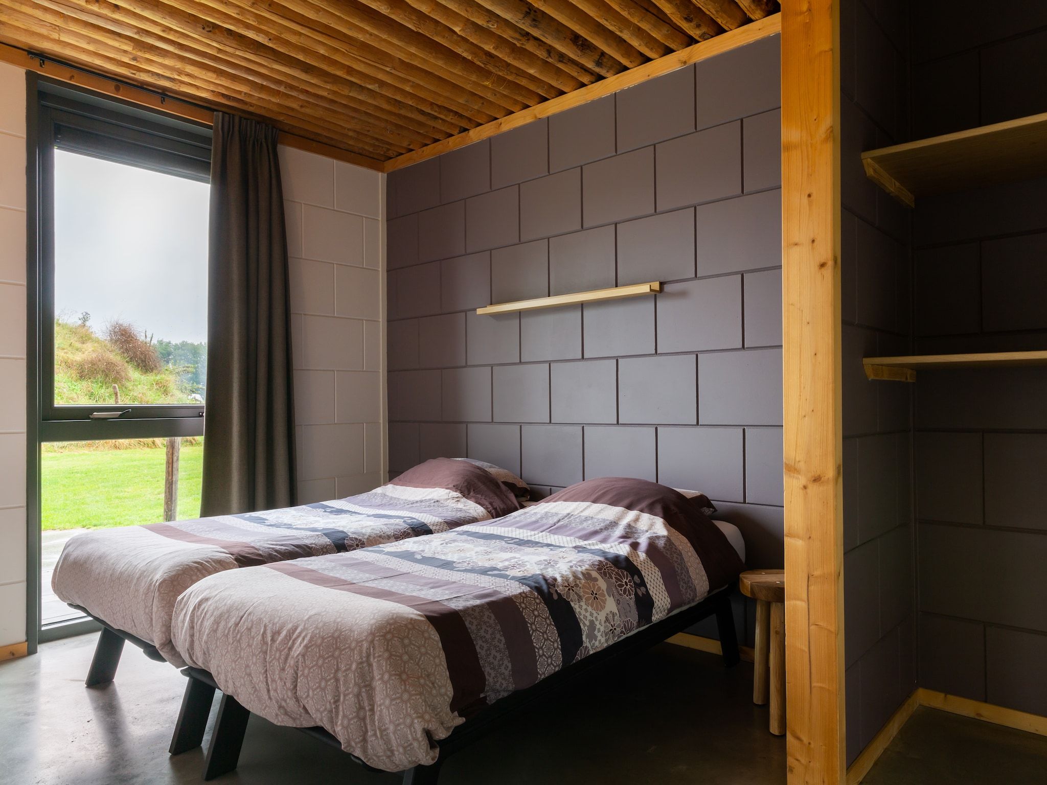 Een slaapkamer van Koe in de Kost 3 in Heeten