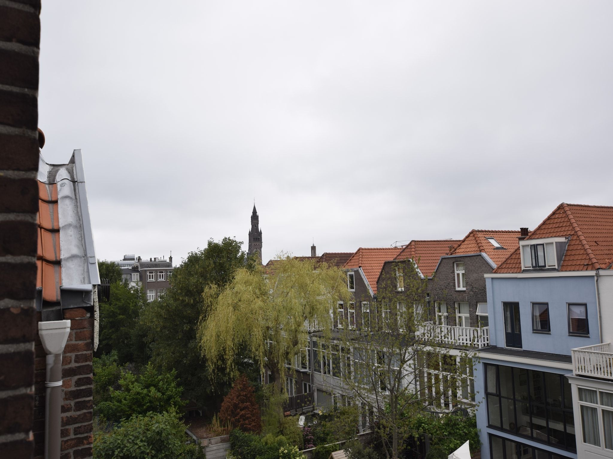 Het uitzicht vanaf Huize Columbus in Den Haag