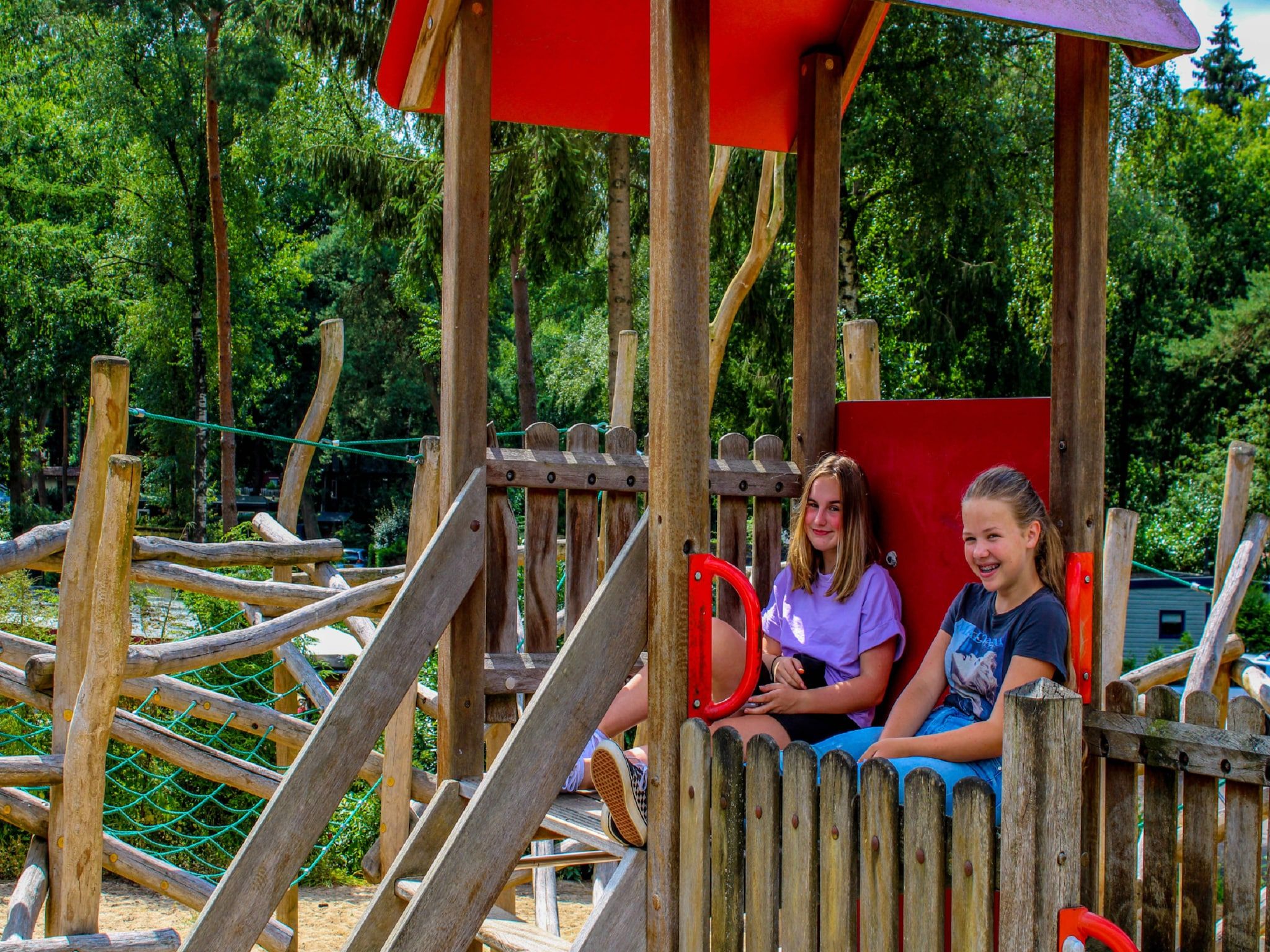 Parkfaciliteiten bij Vakantiepark De Rimboe & De Woeste Hoogte 3 in Hoenderloo