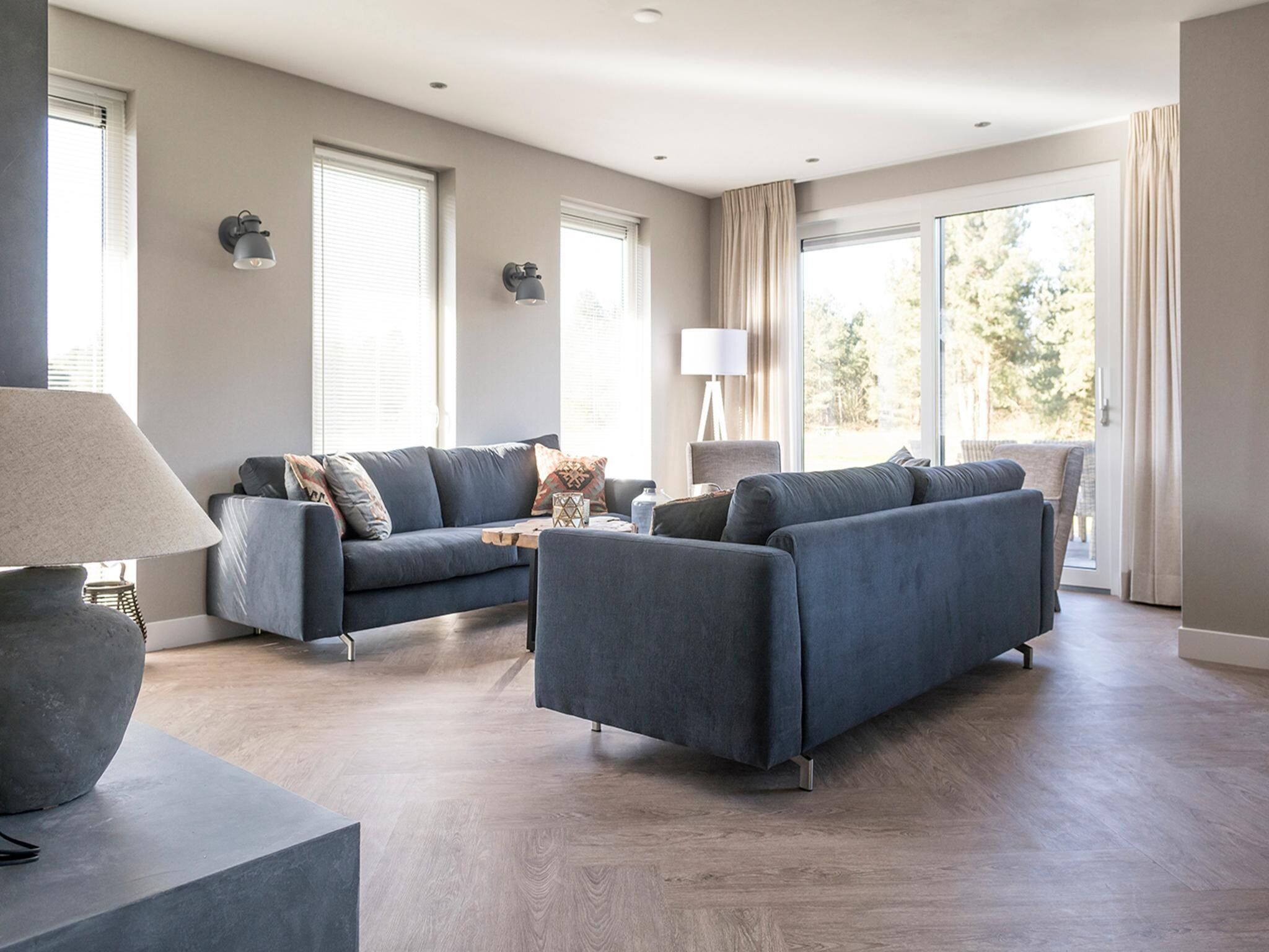 De woonkamer van Villa Bouwlust Z in De Cocksdorp Texel