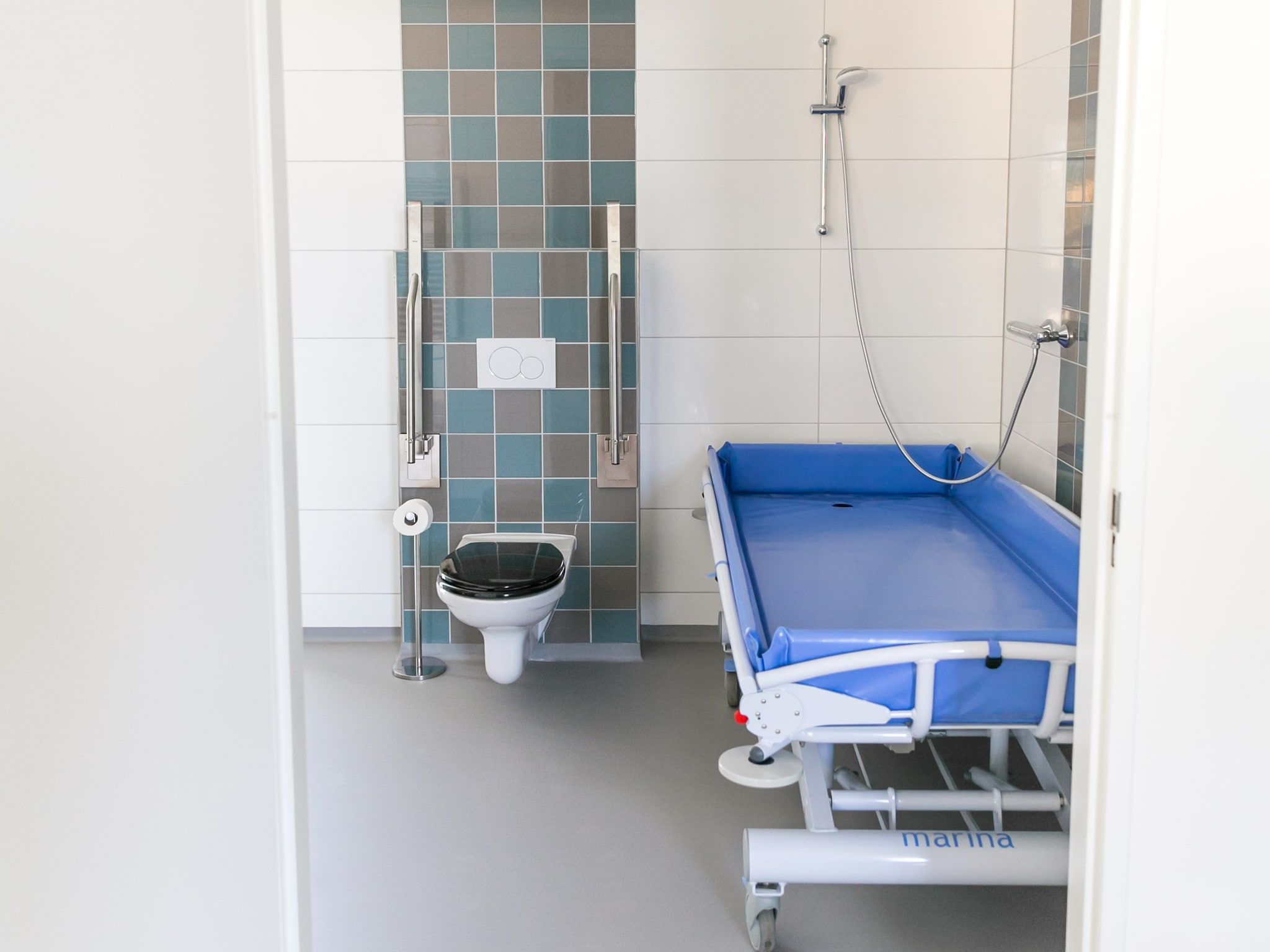 De badkamer van Strandpark Vlugtenburg 8 in 's-Gravenzande