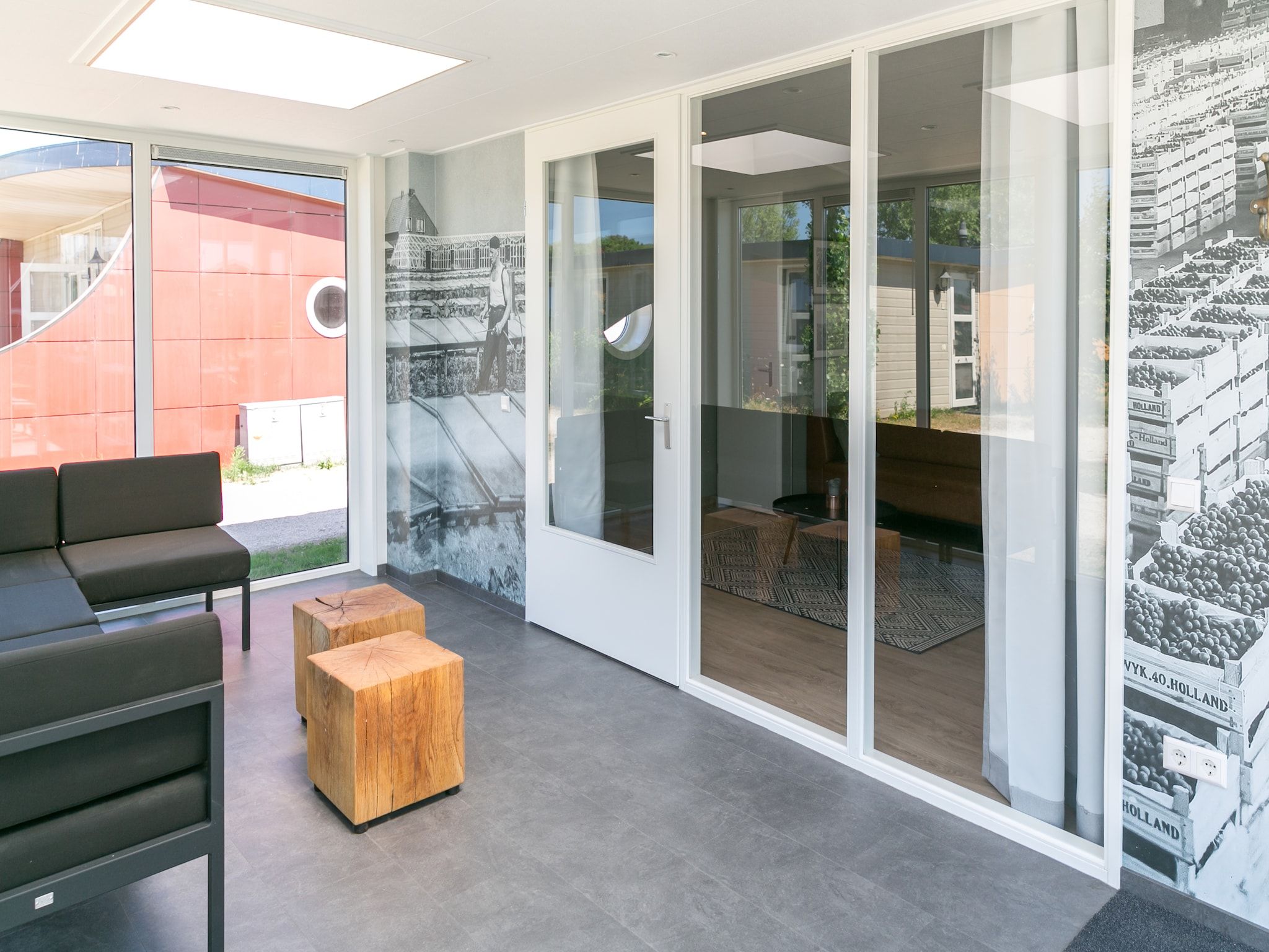 De woonkamer van Strandpark Vlugtenburg 9 in 's-Gravenzande