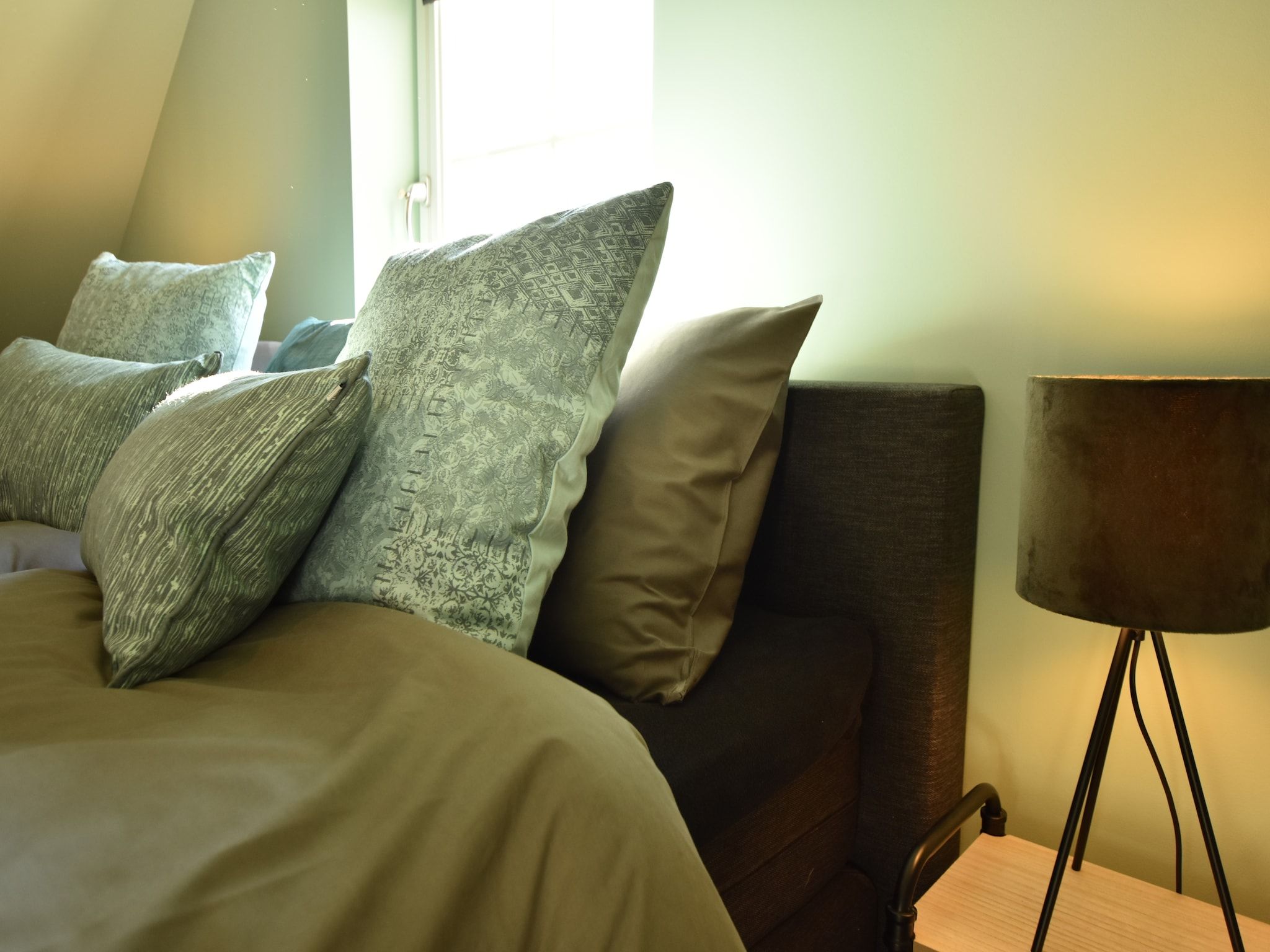 Een slaapkamer van Scoreldame XL in Schoorldam