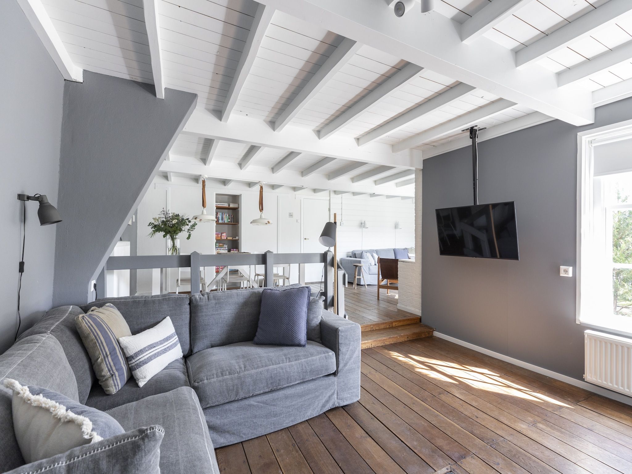 De woonkamer van De Groene Lantaarn in Groet (Schoorl)