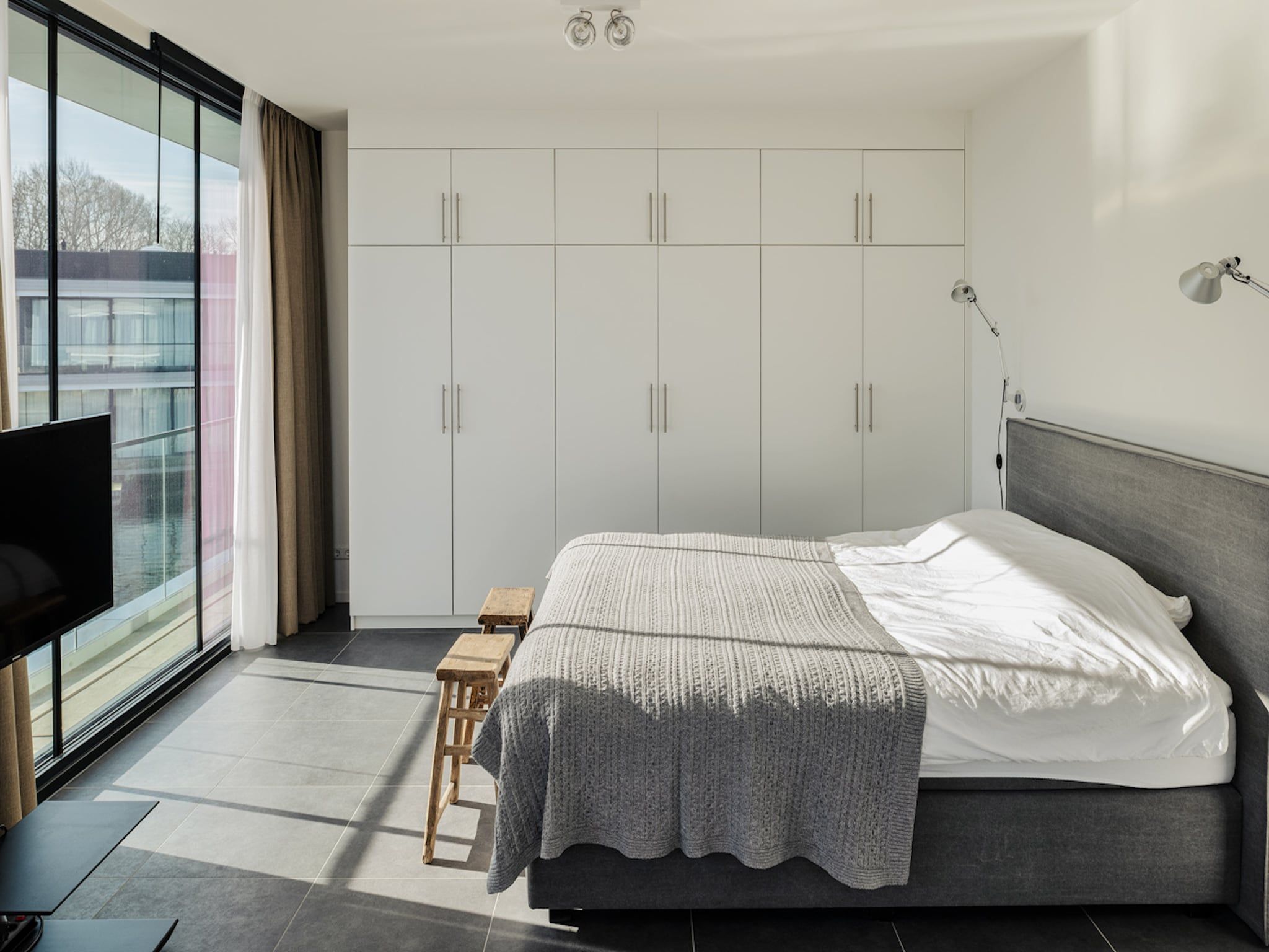 Een slaapkamer van Harbour Village 2 in Arnemuiden