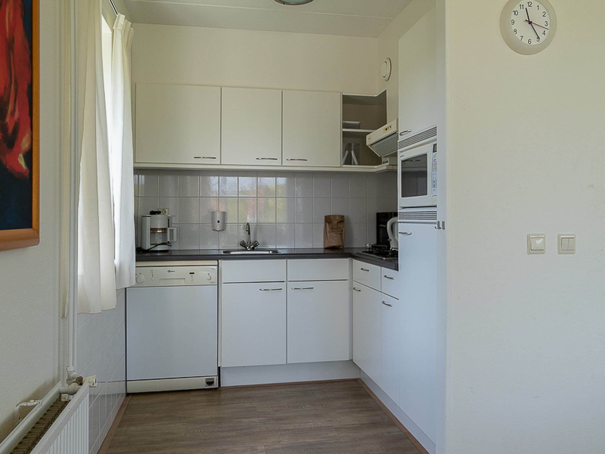 De keuken van Vakantiepark Emslandermeer 3 in Vlagtwedde