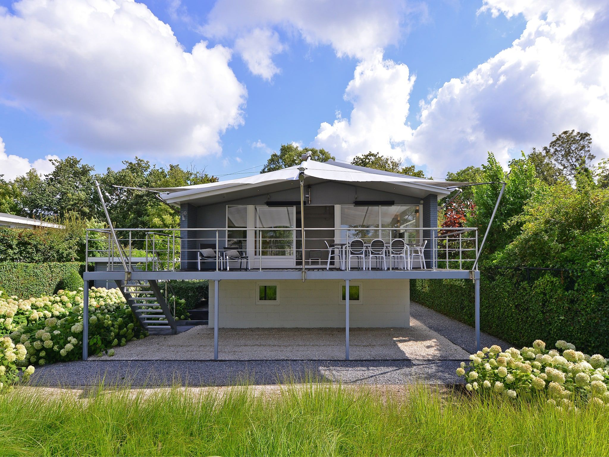 De buitenkant van Sternlaan 30 in Kamperland