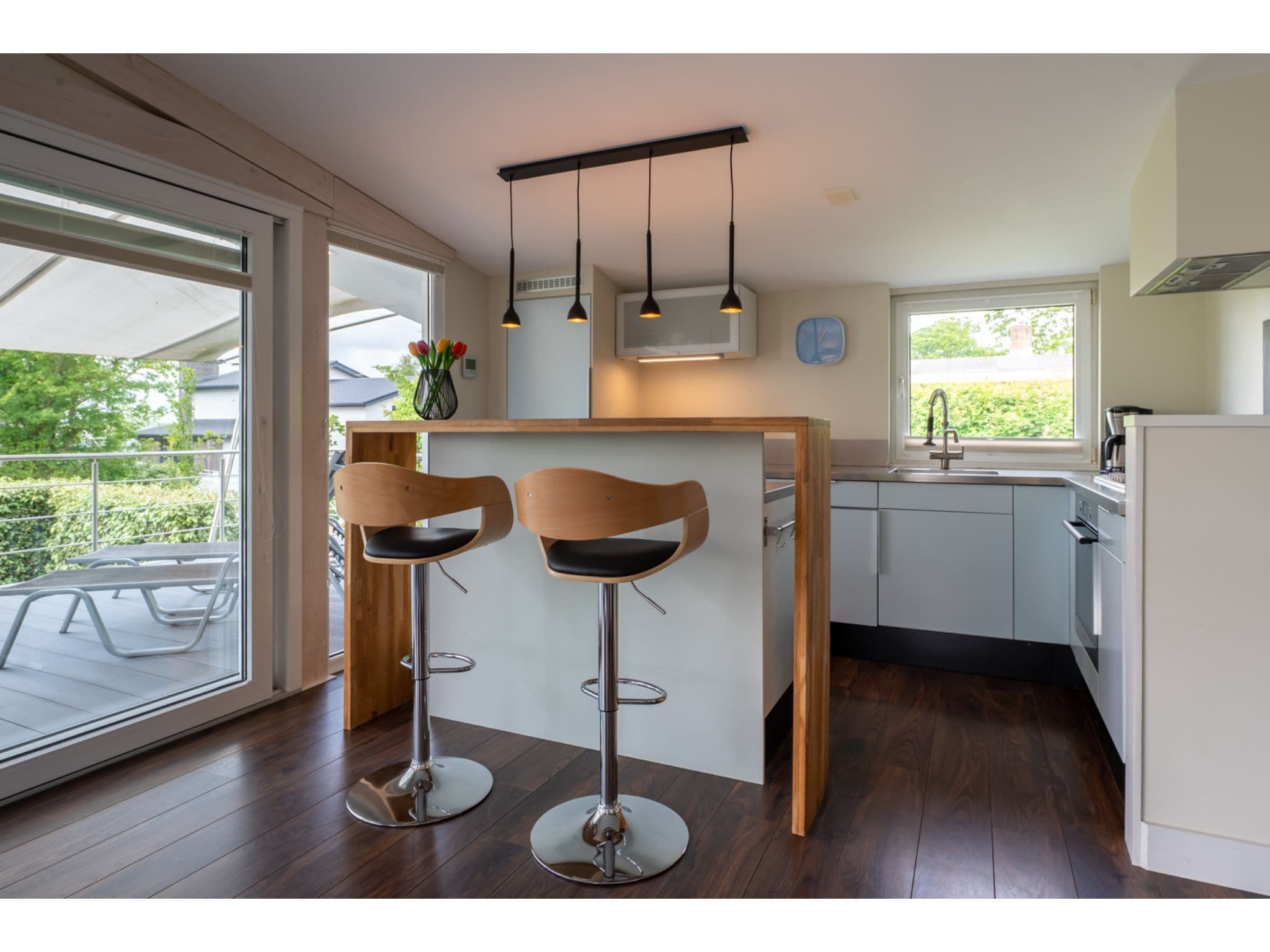 De keuken van Sternlaan 30 in Kamperland