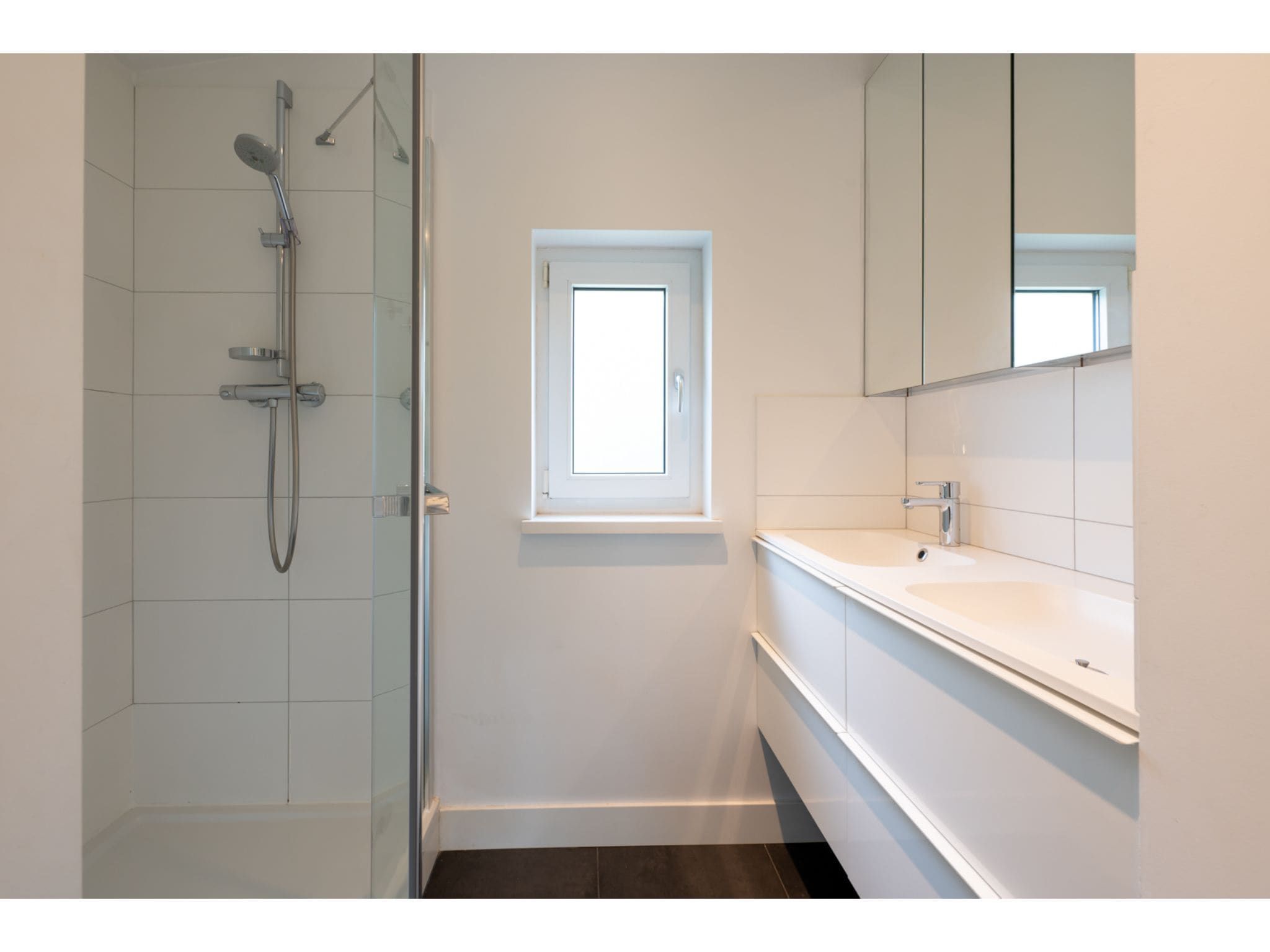 De badkamer van Sternlaan 30 in Kamperland