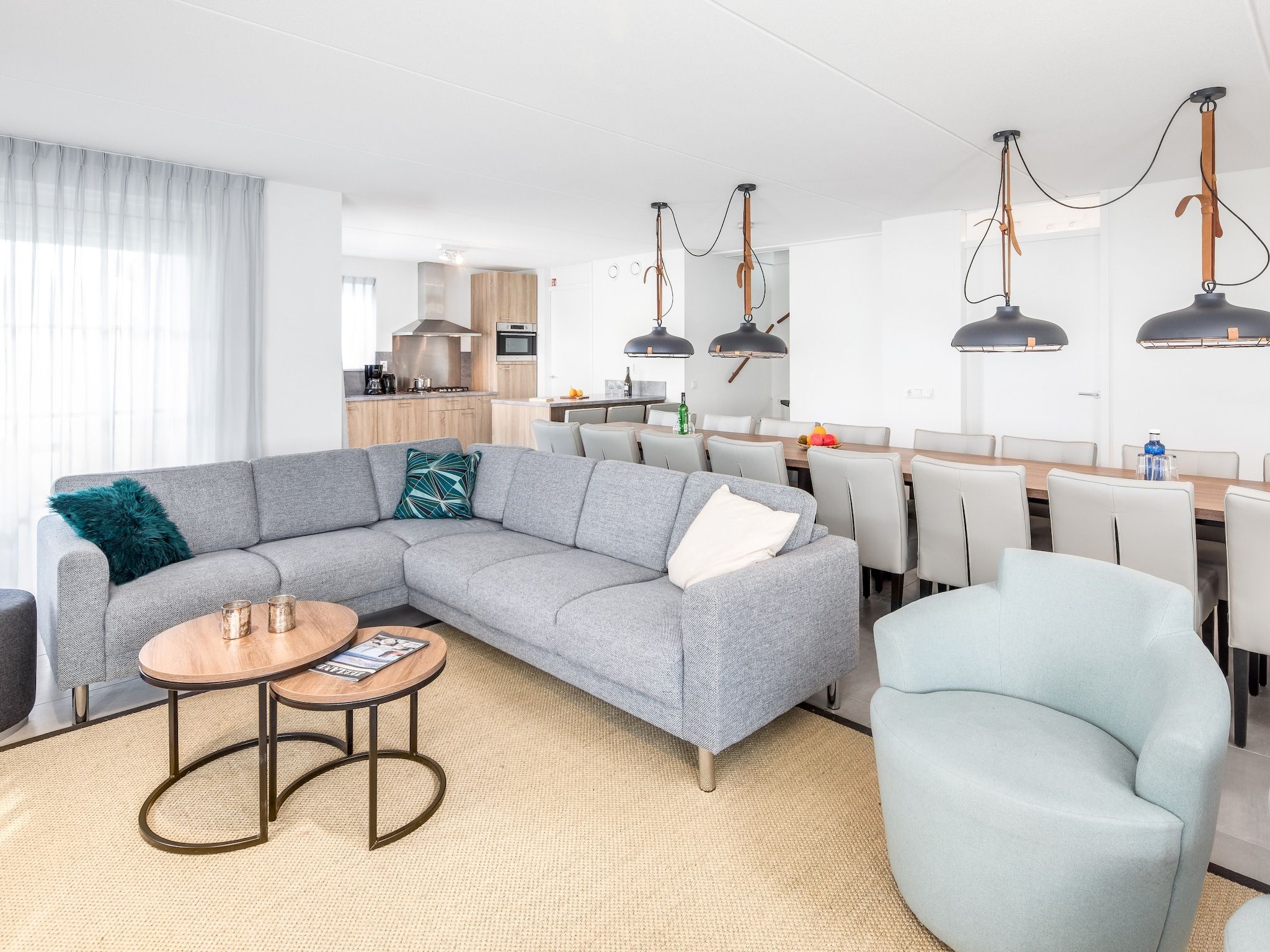 De woonkamer van Beach Resort Nieuwvliet-Bad 10 in Nieuwvliet-Bad