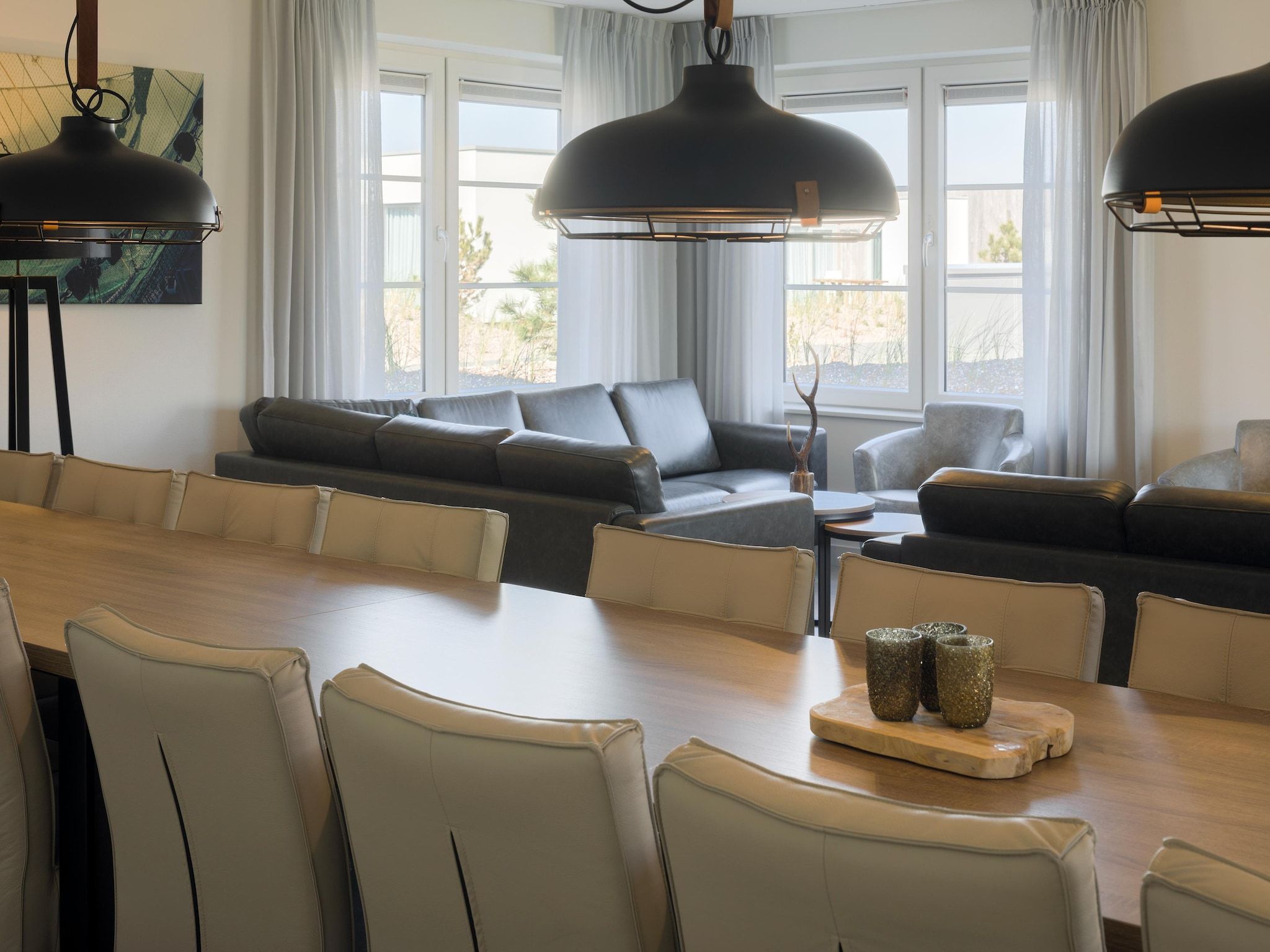 De woonkamer van Beach Resort Nieuwvliet-Bad 10 in Nieuwvliet-Bad