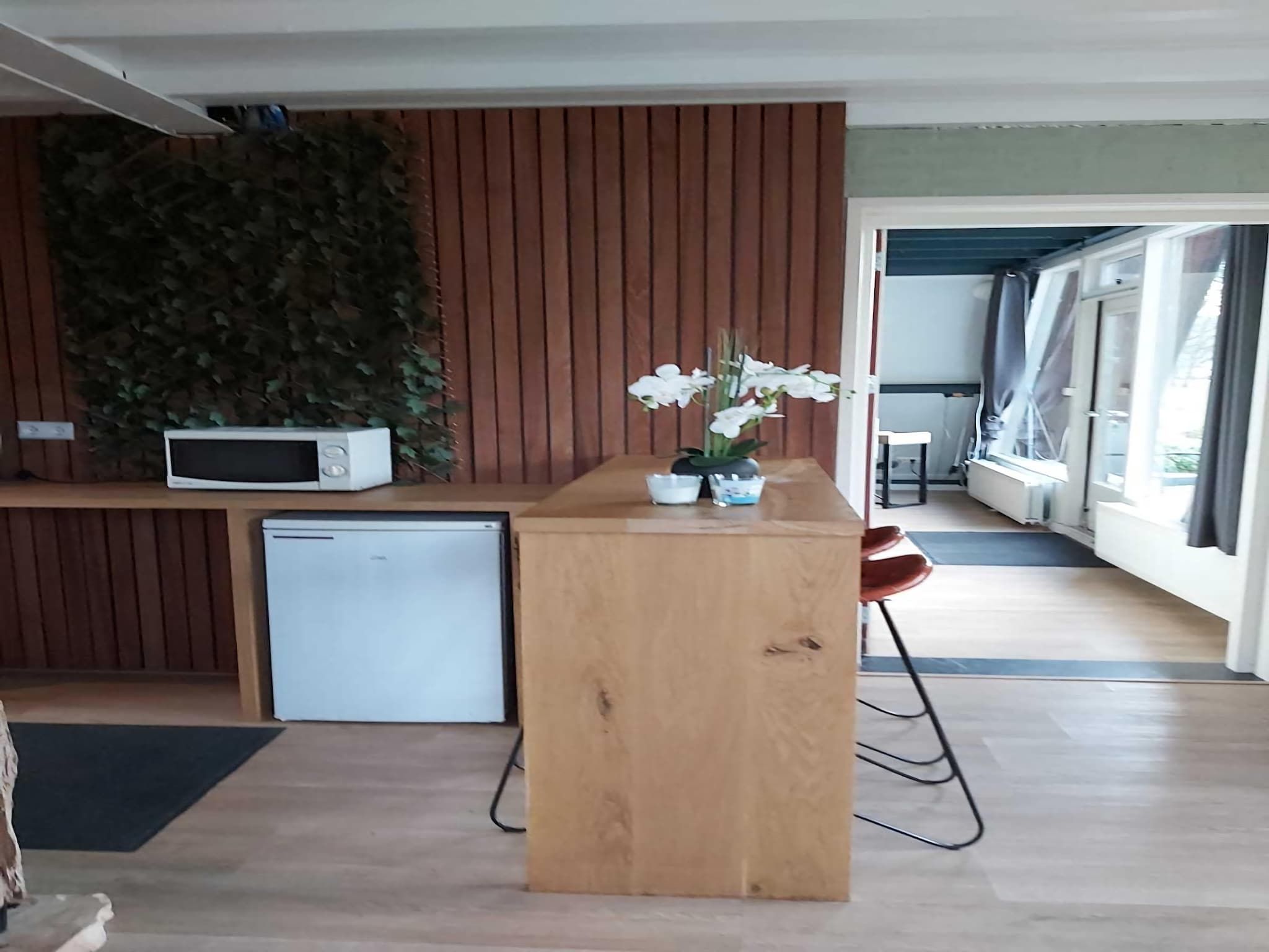 De keuken van Bungalow 64 en 65 in Stramproy