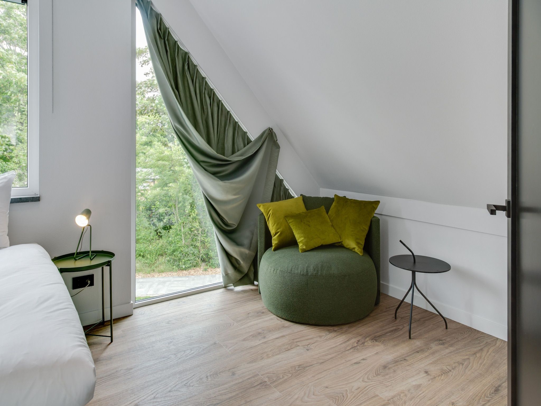 Een slaapkamer van De Koog nr 2 - 6 pers woning de luxe in De Koog Texel North Holland