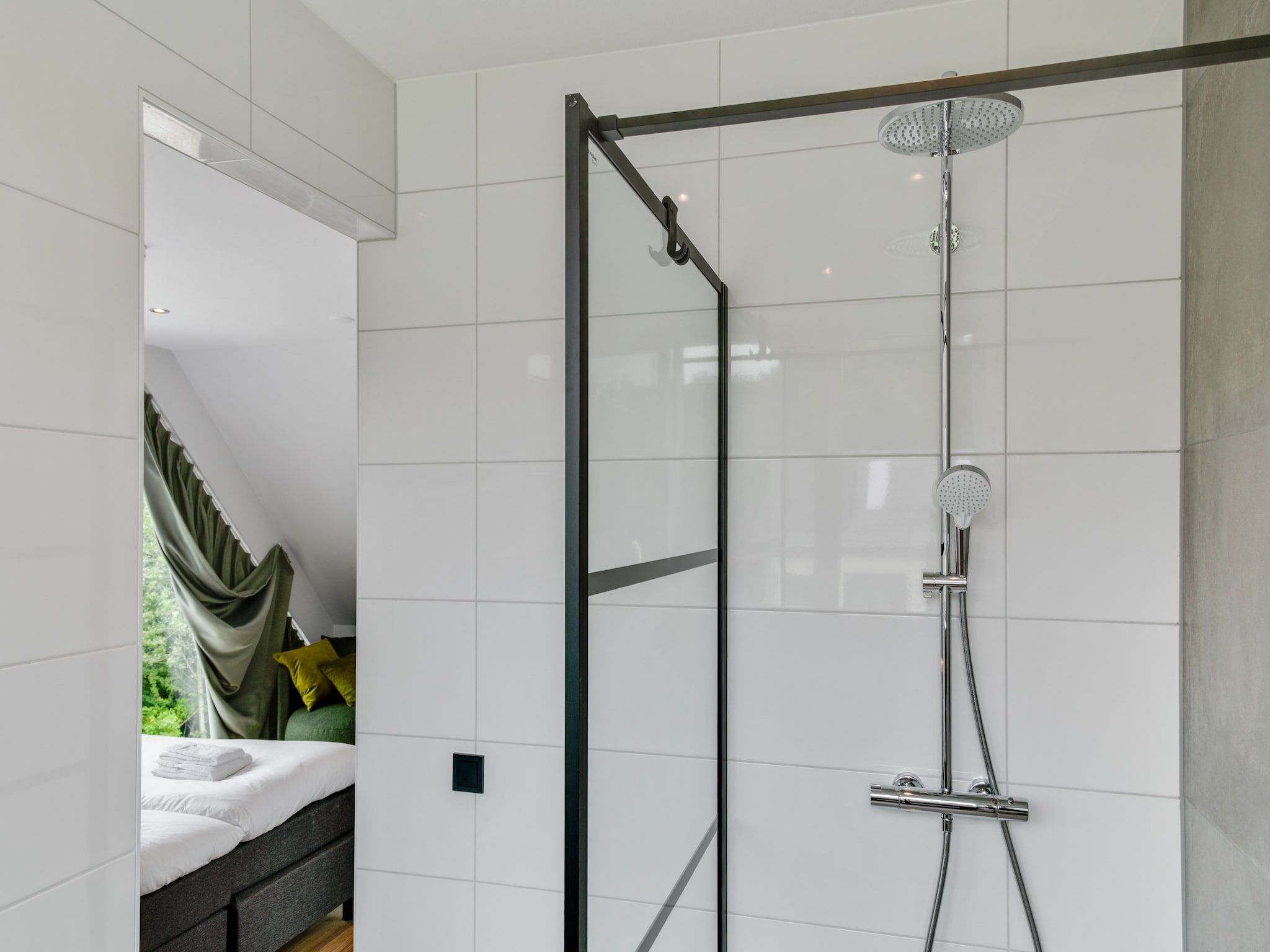 De badkamer van De  Koog  nr 3 - 6 pers woning de luxe in De Koog Texel