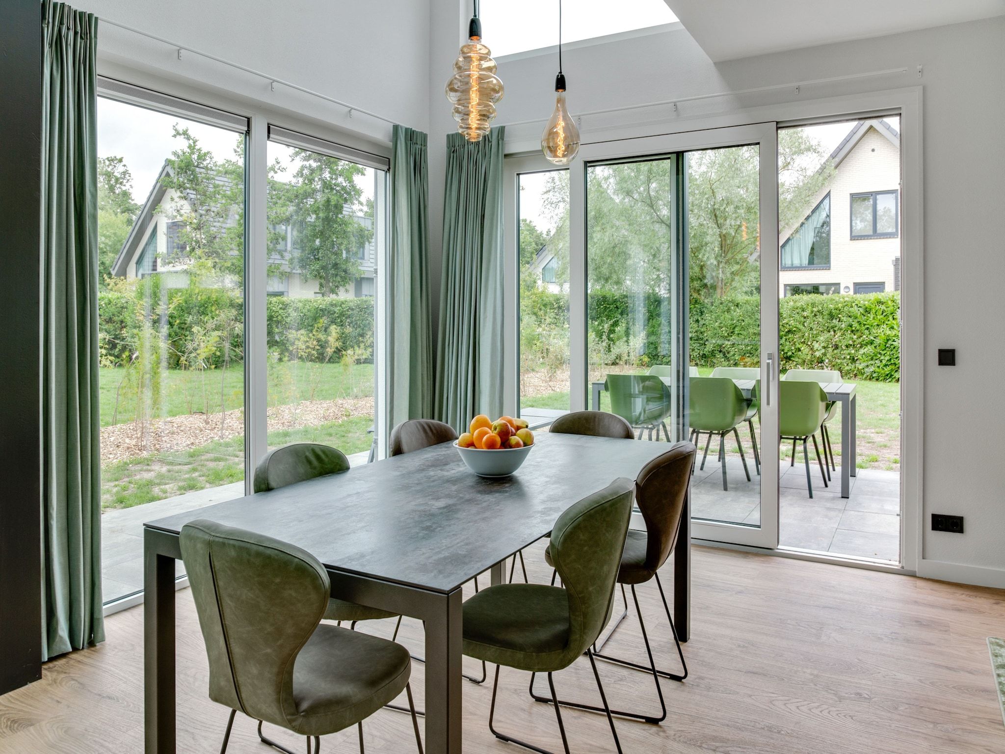 De eetkamer van De Koog  nr 4 - 6 pers woning de luxe in De Koog Texel