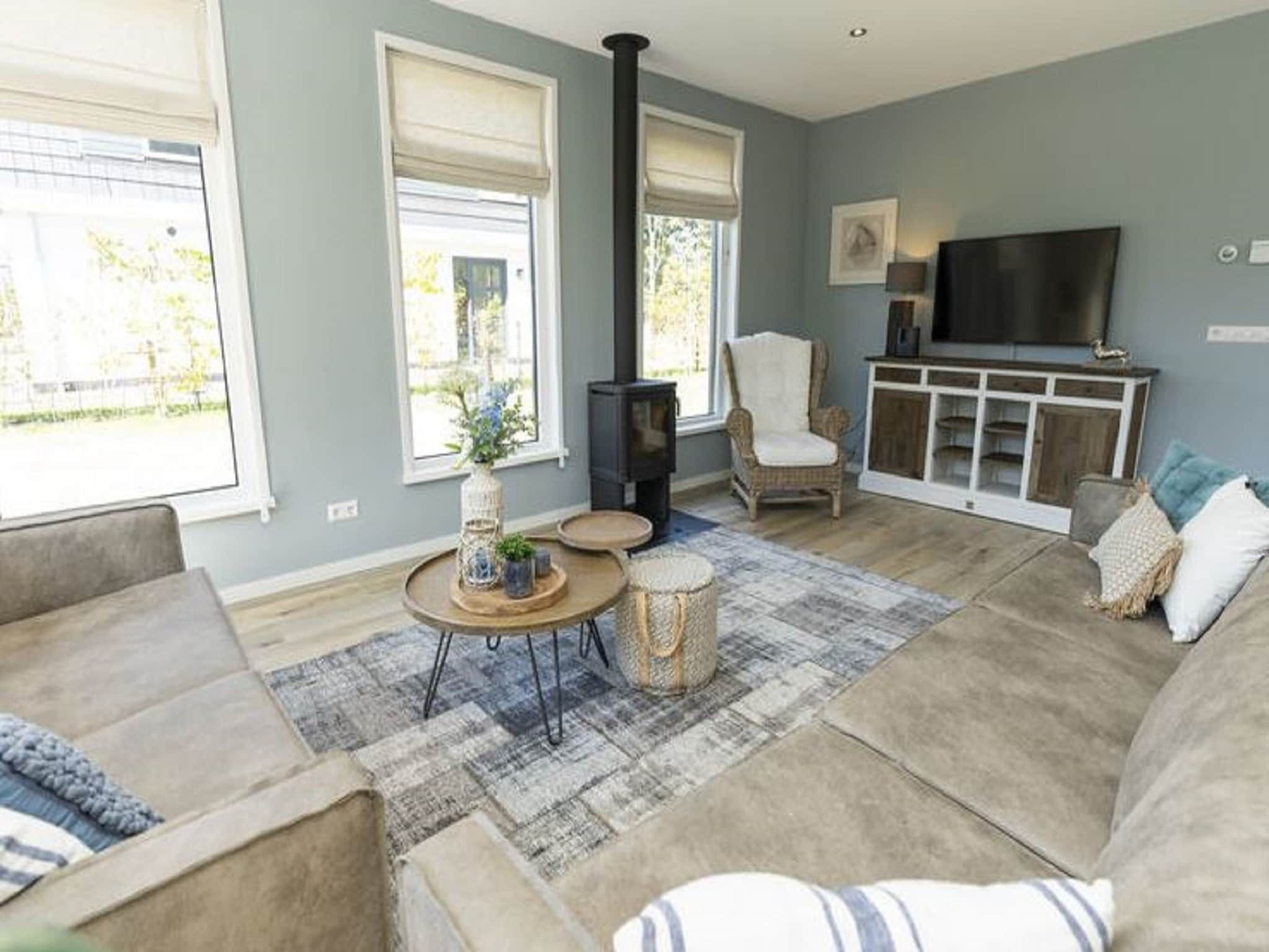 De woonkamer van So What 15 in De Koog Texel