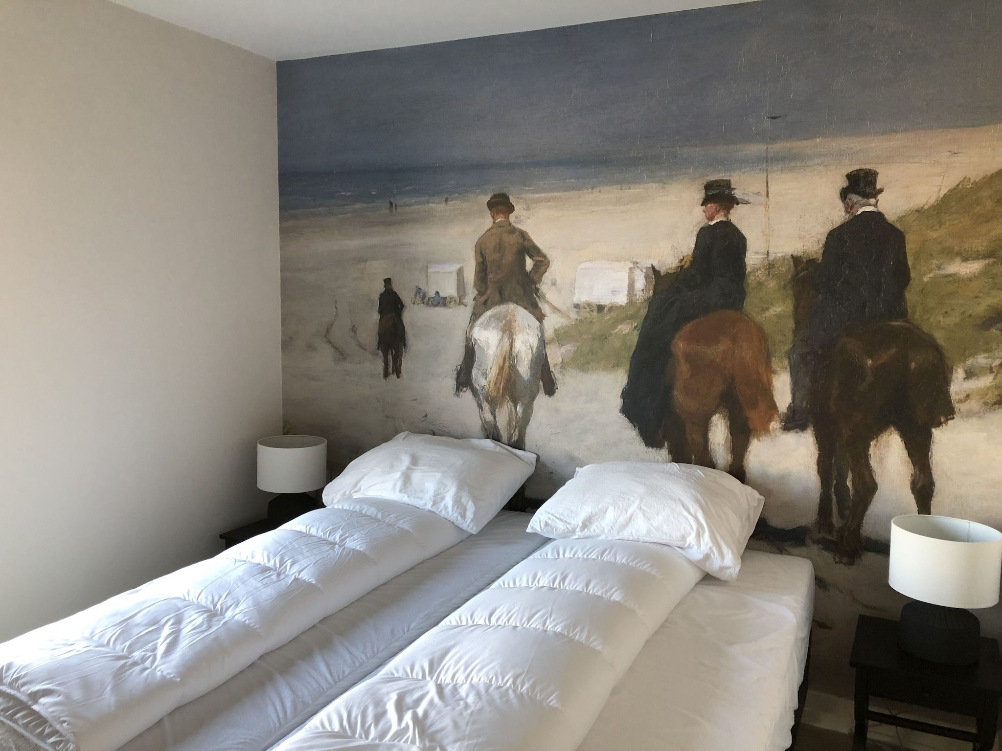 Een slaapkamer van Resort Waterrijk Oesterdam 12 in Tholen