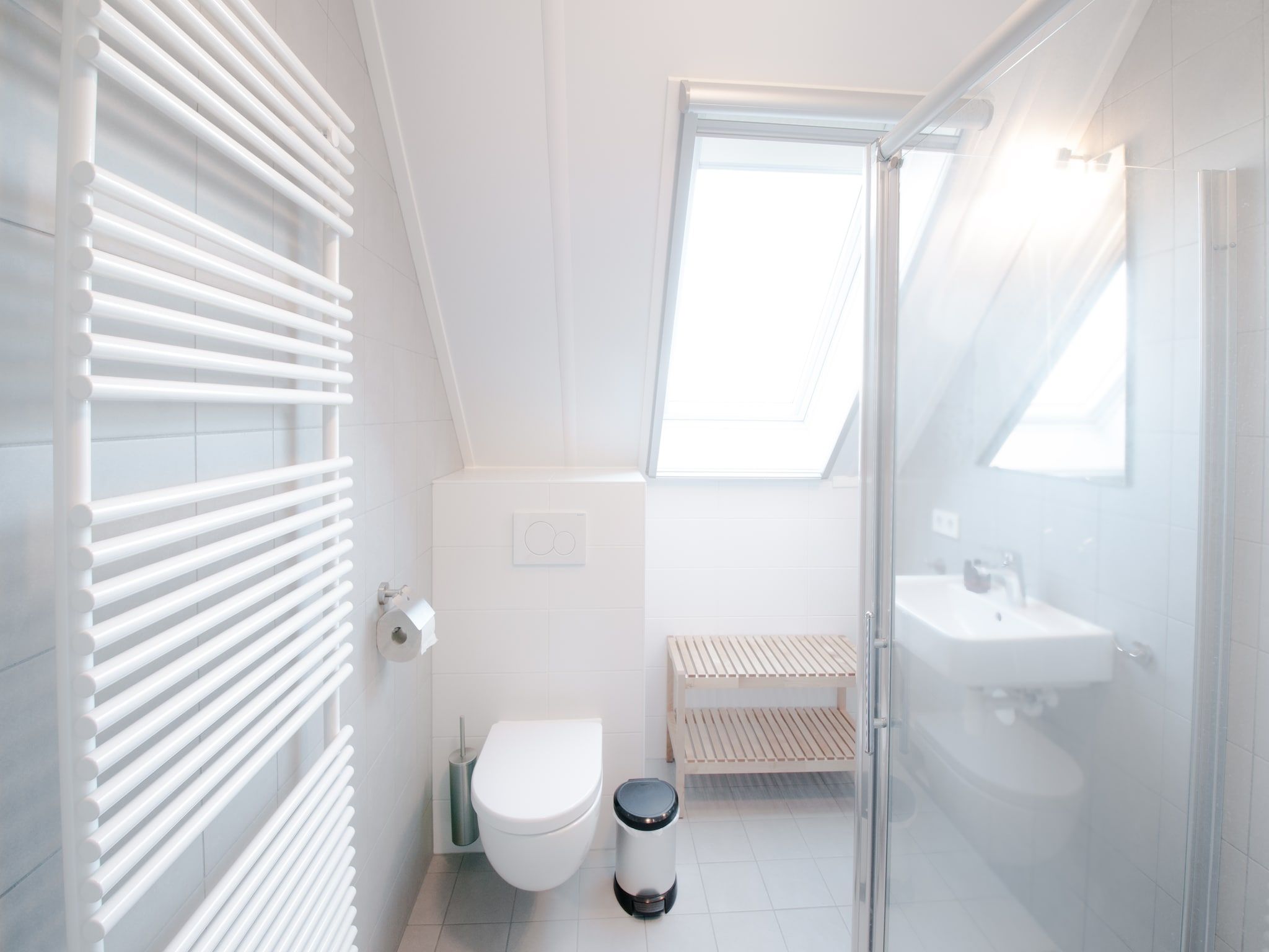 De badkamer van Resort Waterrijk Oesterdam 13 in Tholen