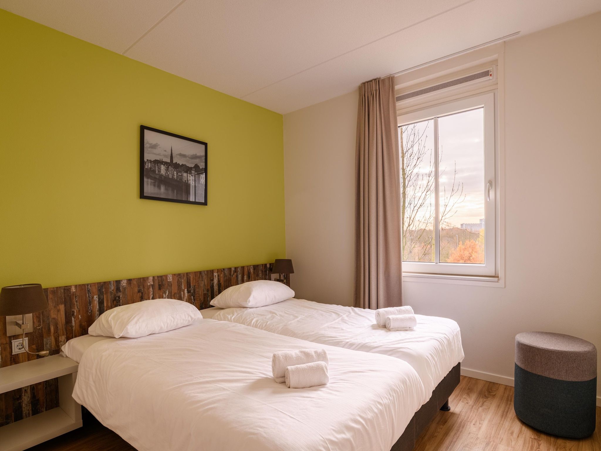 Een slaapkamer van Resort Maastricht 14 in Maastricht