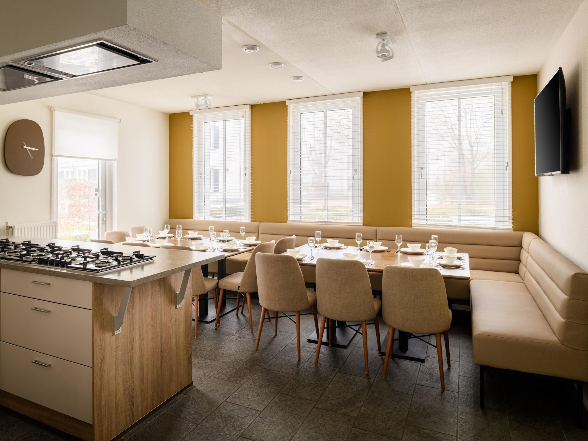 De eetkamer van Resort Maastricht 13 in Maastricht