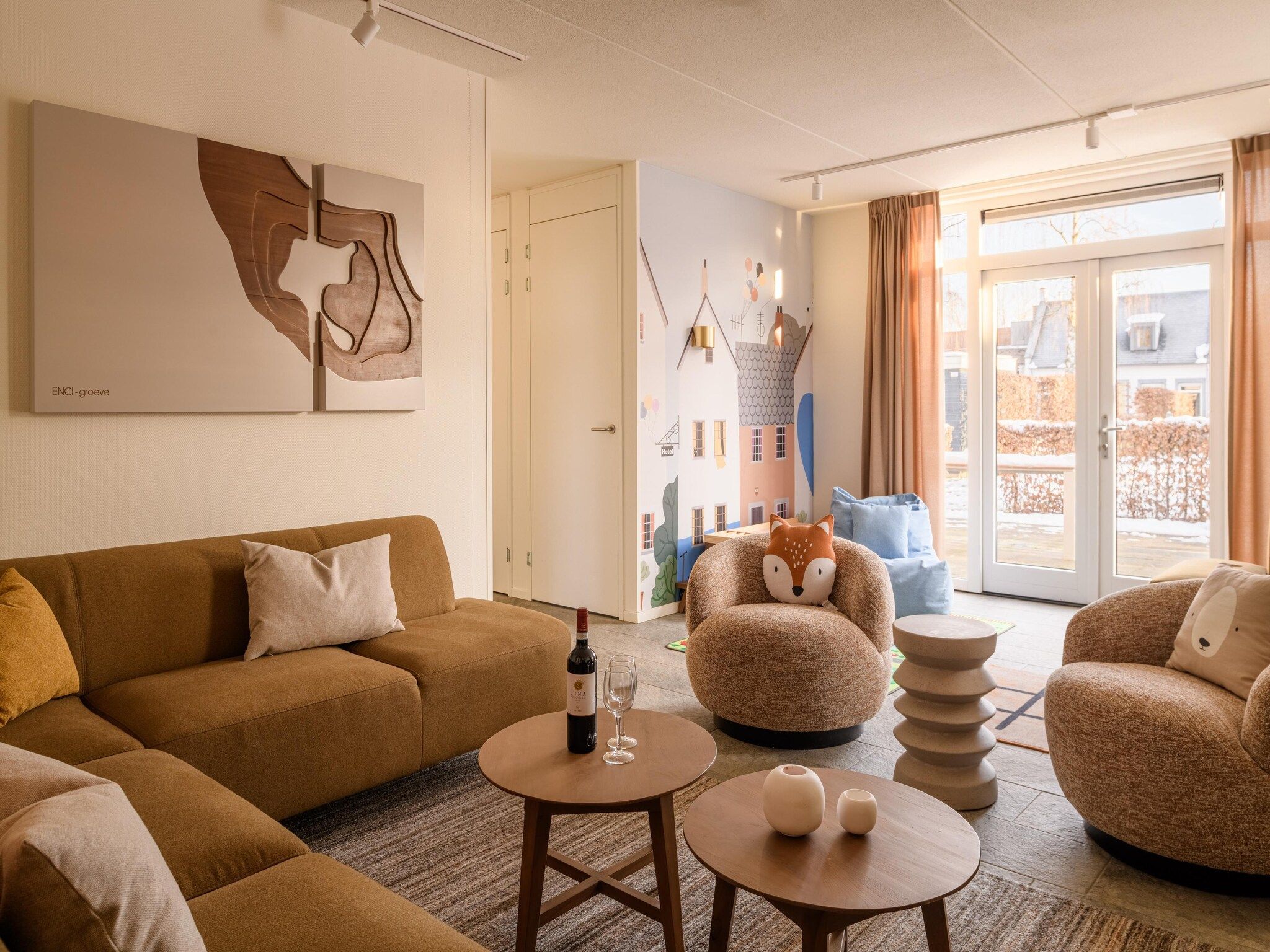 De woonkamer van Resort Maastricht 19 in Maastricht