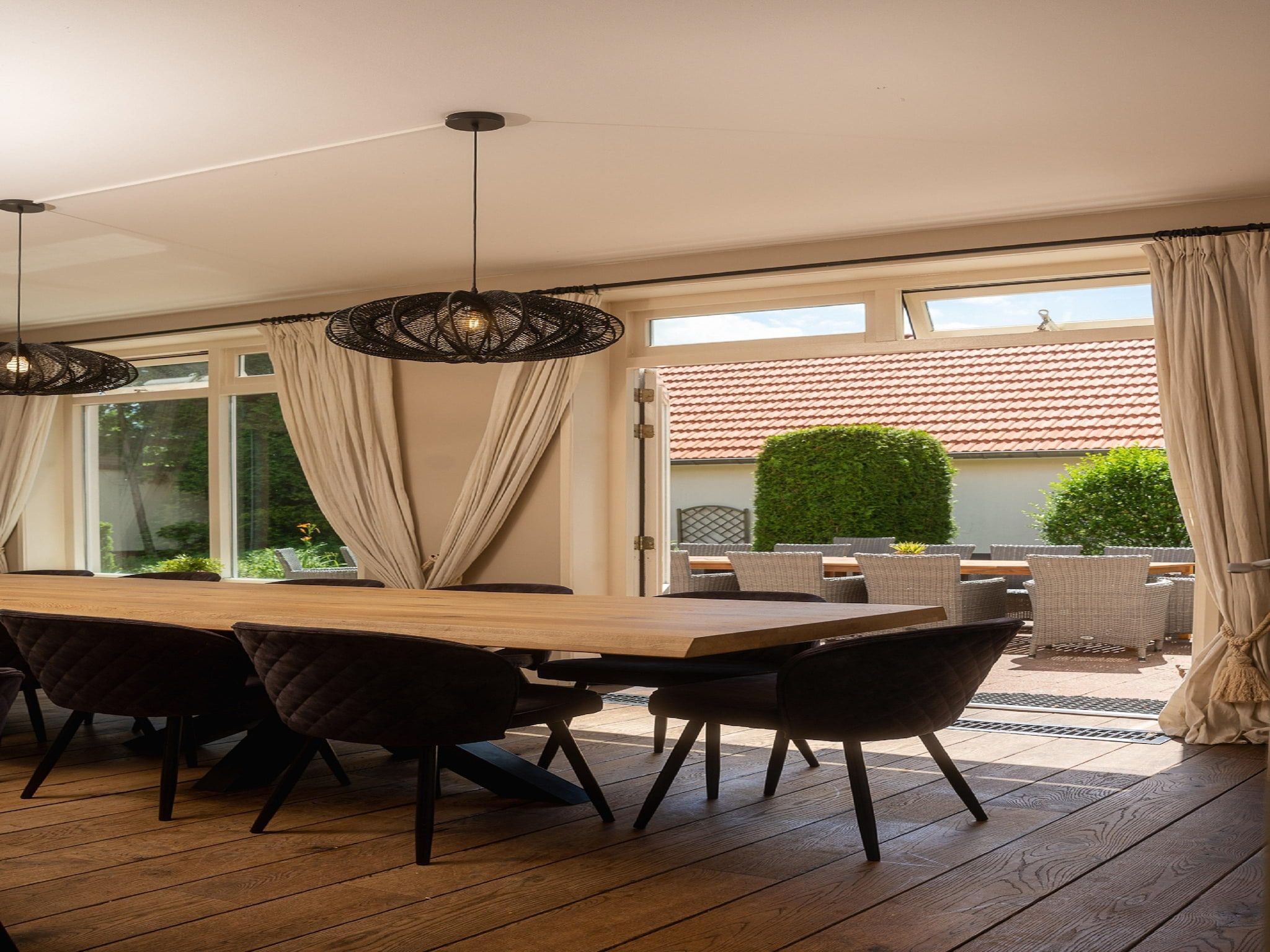 De eetkamer van Landgoed De IJsvogel 10 in Voorthuizen