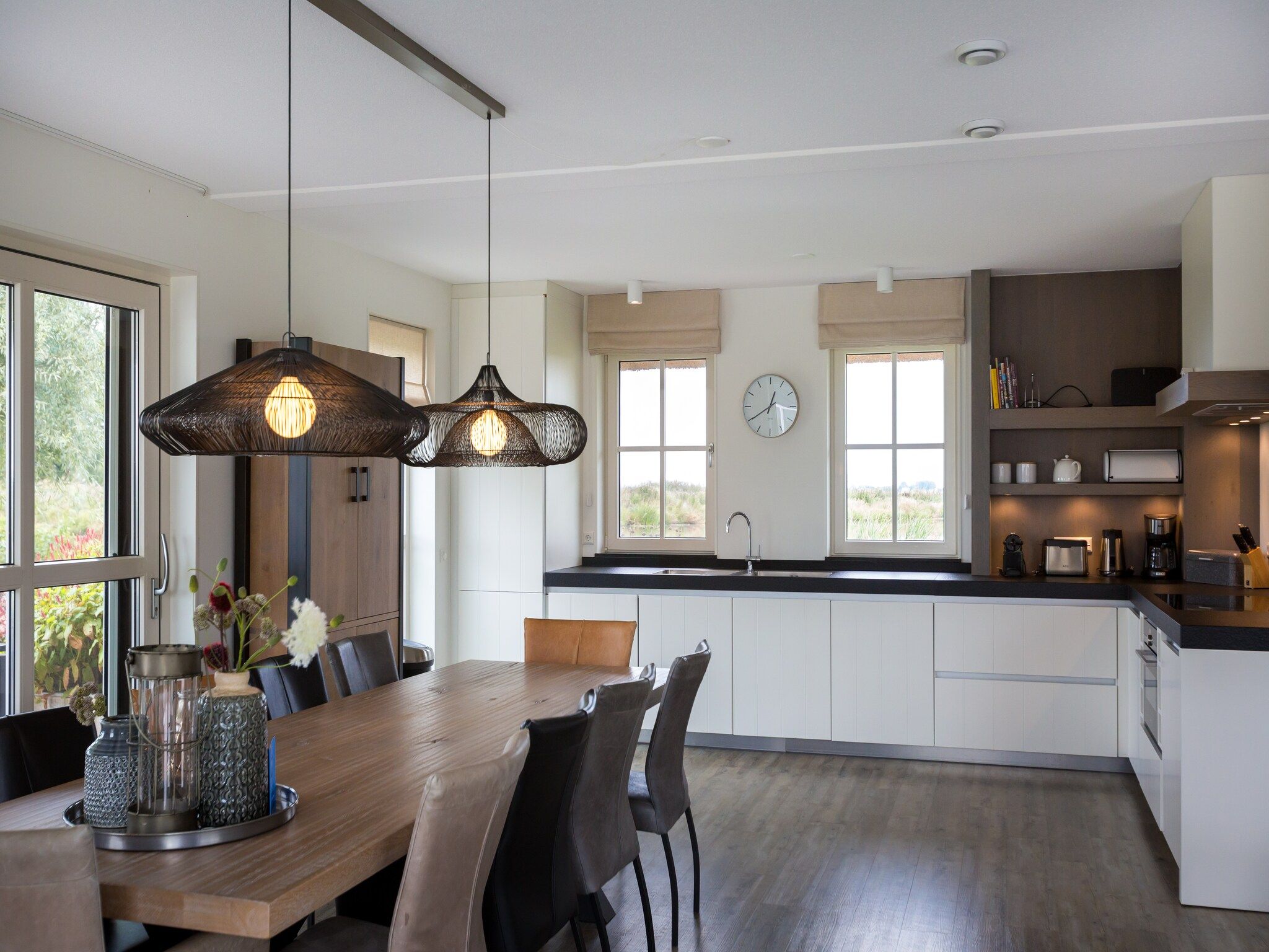 De keuken van Friese Meren Villa's 10 in Delfstrahuizen