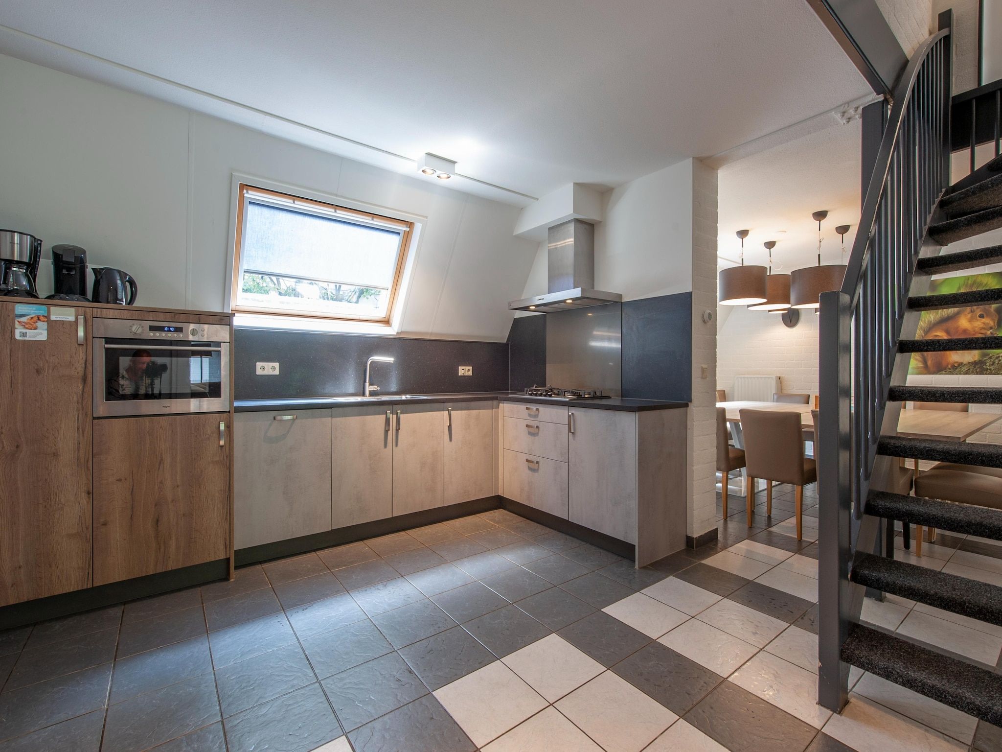 De keuken van Vakantiepark de Katjeskelder 13 in Oosterhout